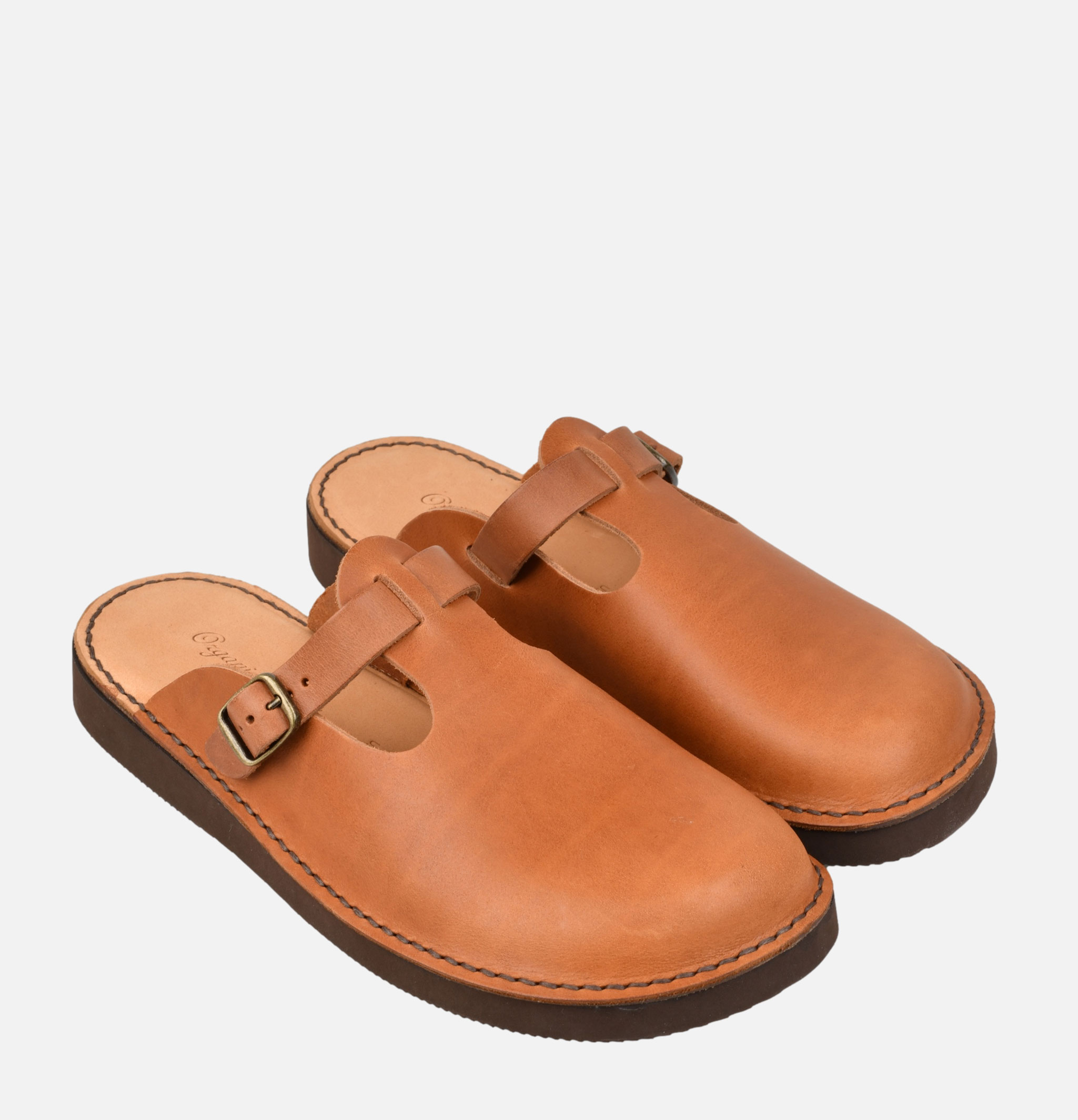 Organic Handloom Gudalur Clog Dark Brown