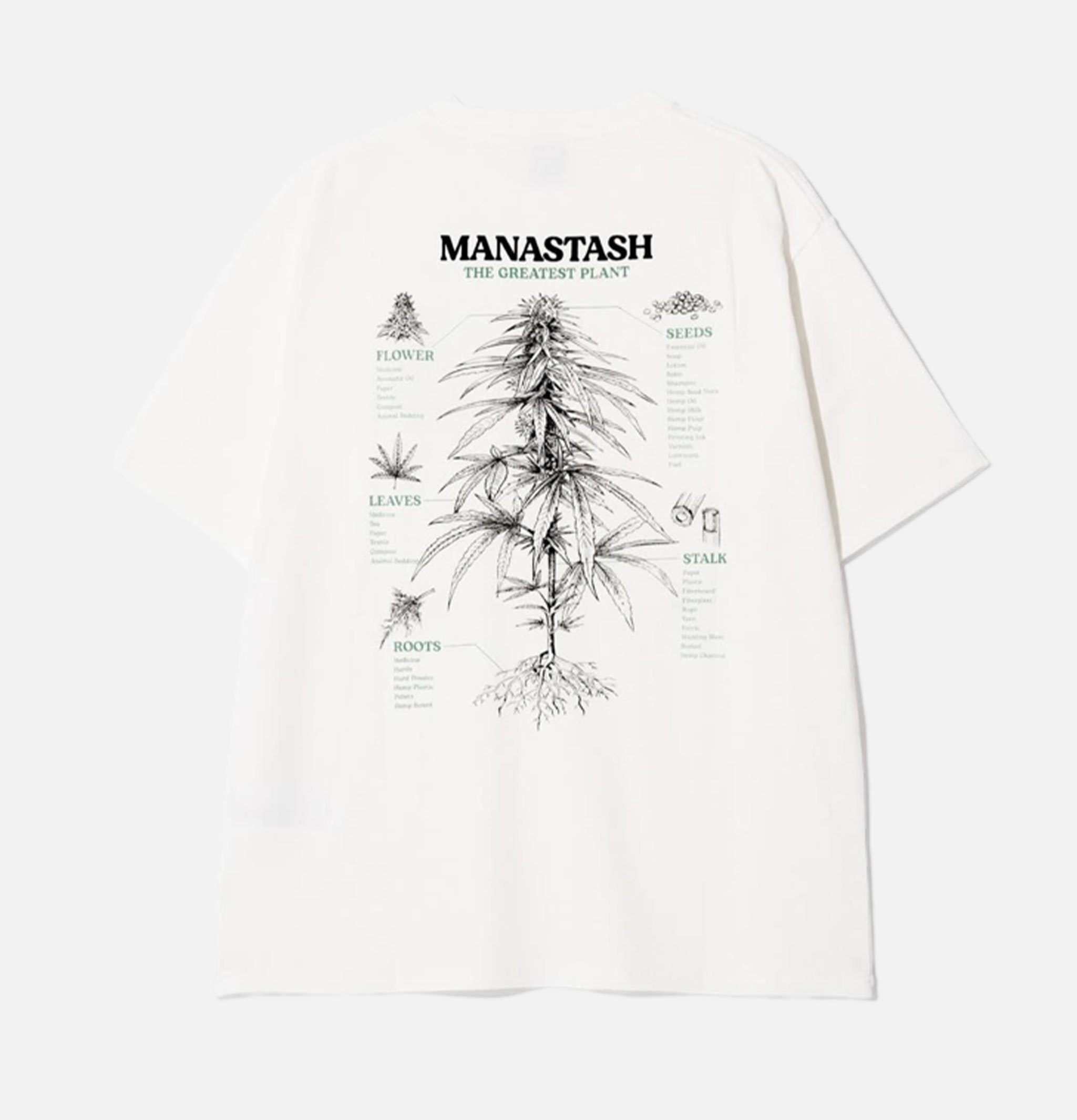 Manastash Hemp Tee Tgp in White