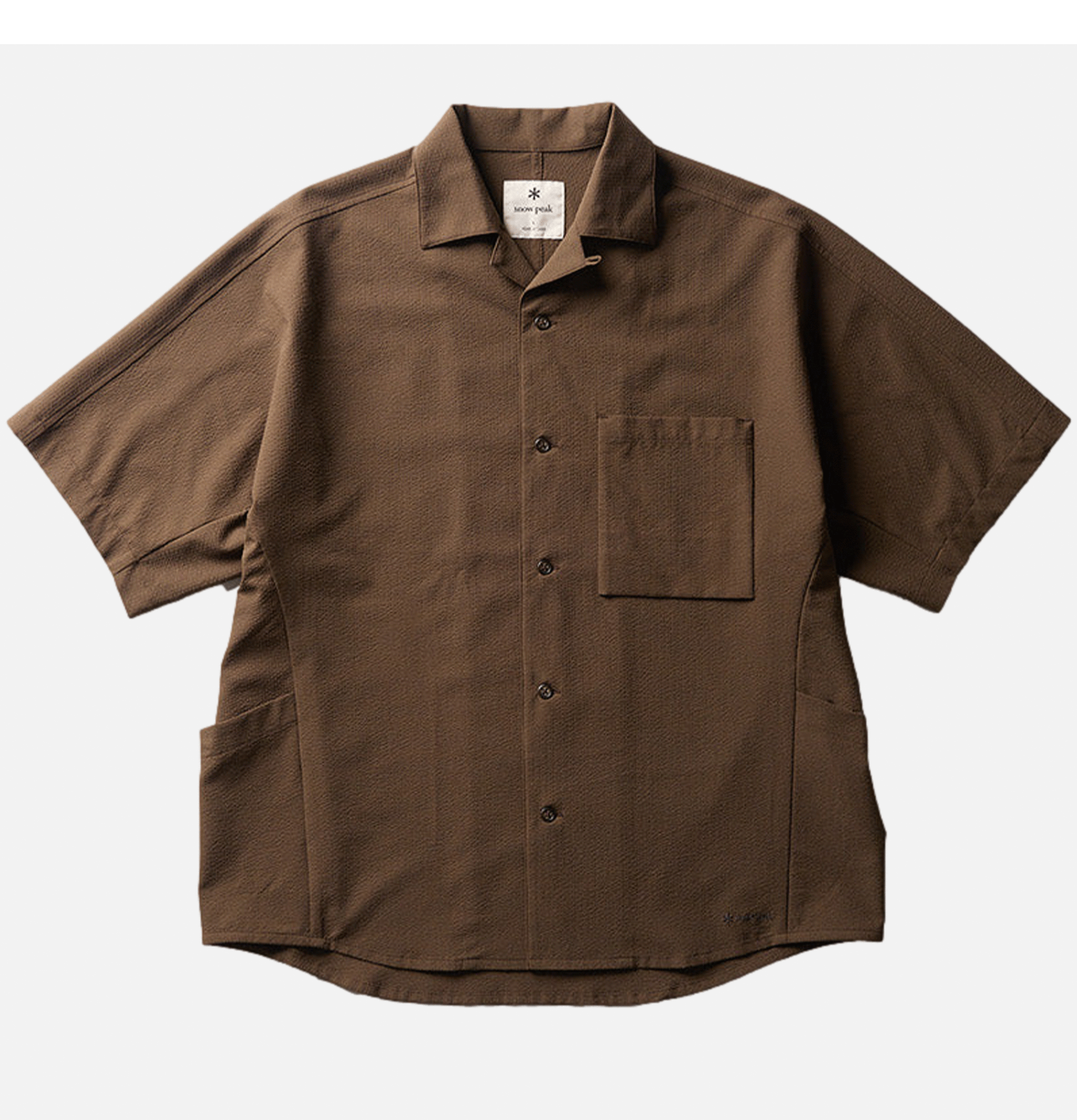 Chemise Snow Peak Airo Short Sleeve Marron