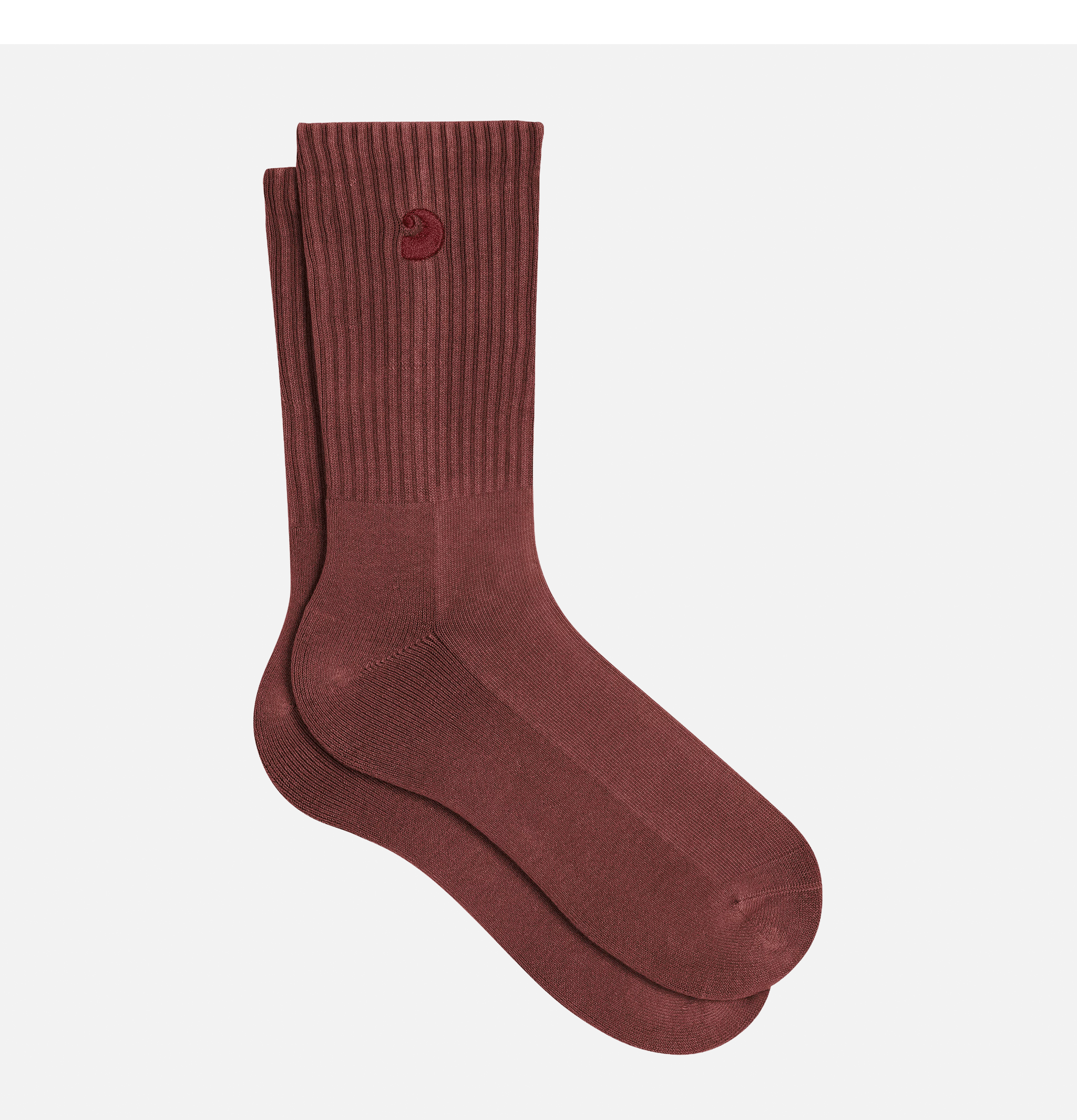 Carhartt WIP Chaussettes Hudson Marsala Chalk