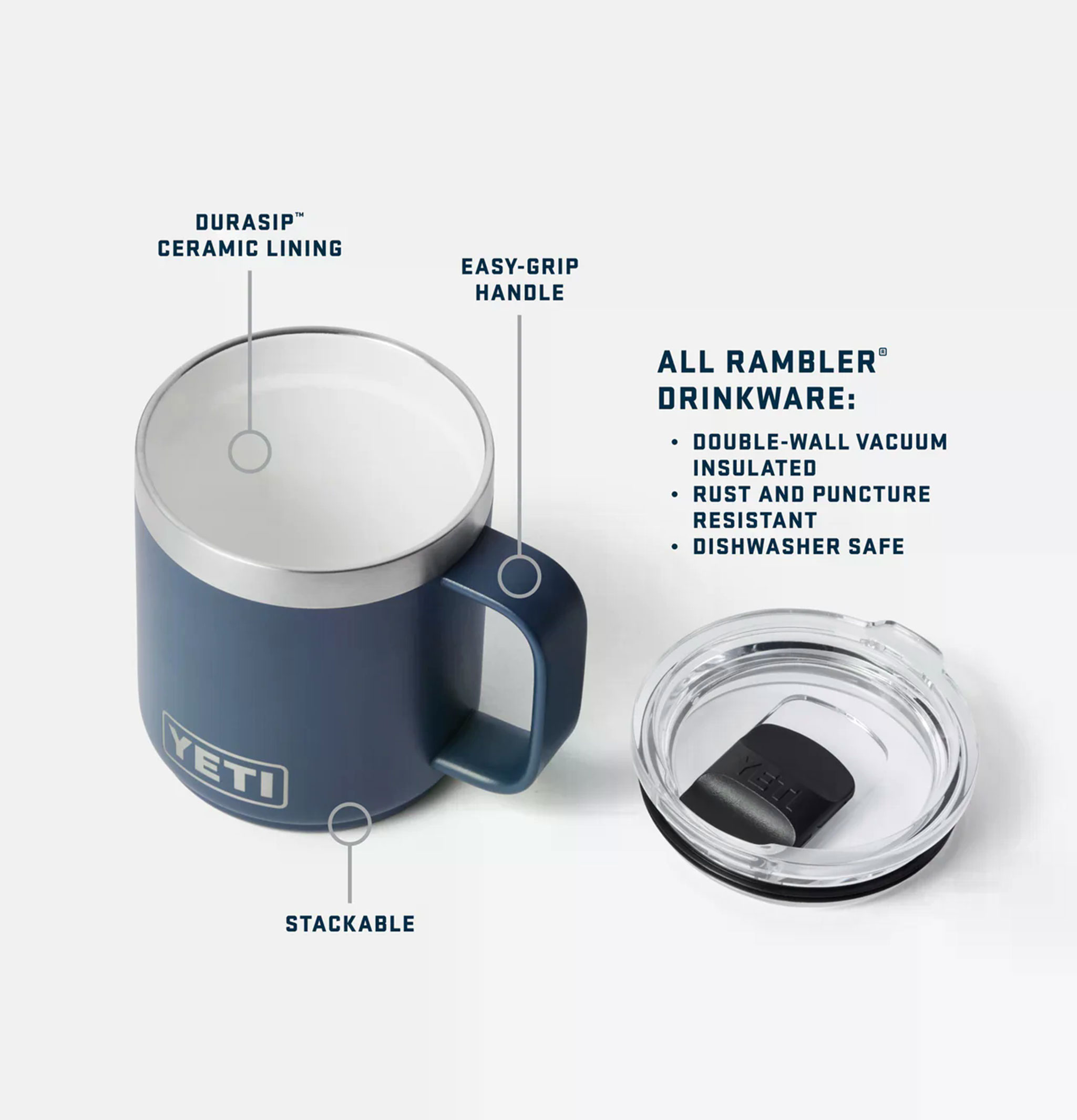 Yeti Rambler® Mug 10 oz King Crab