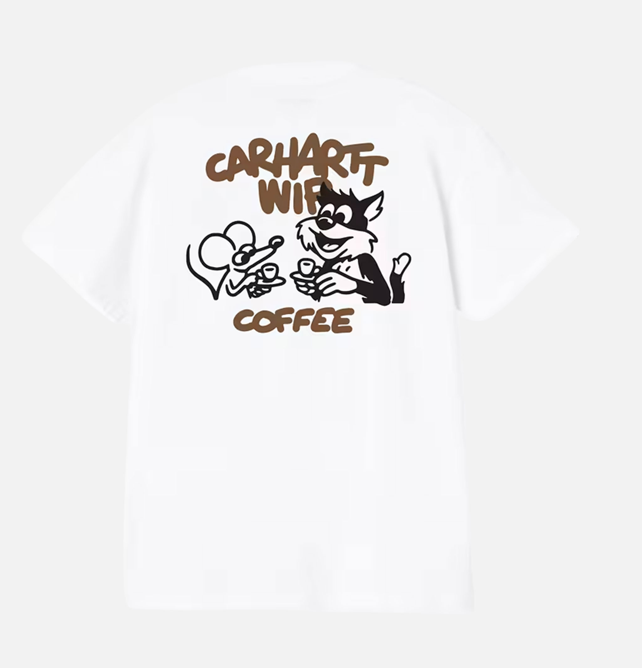 Carhartt WIP Short-Sleeve Coffee Break T-Shirt in White