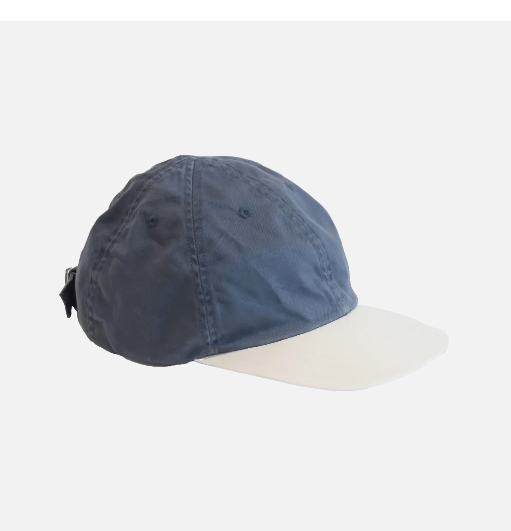 Decho Mil Drill Bicolor Ball Cap Buckle Navy