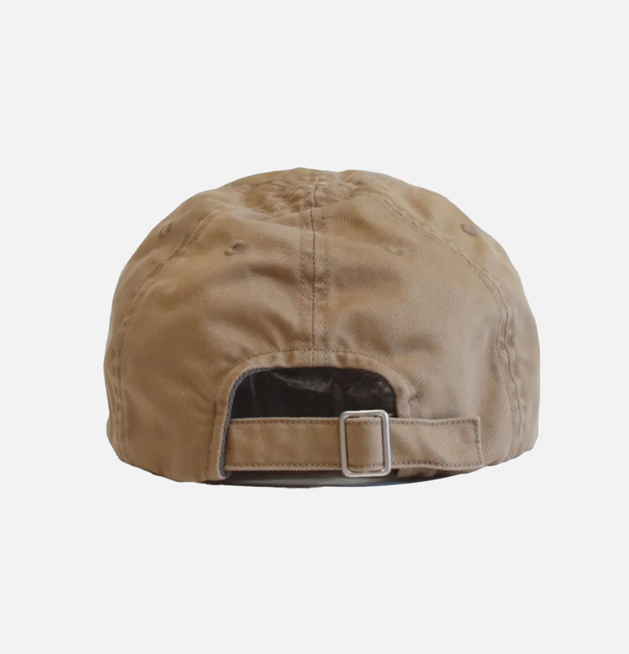 Decho Mil Drill Bicolor Ball Cap Buckle Beige