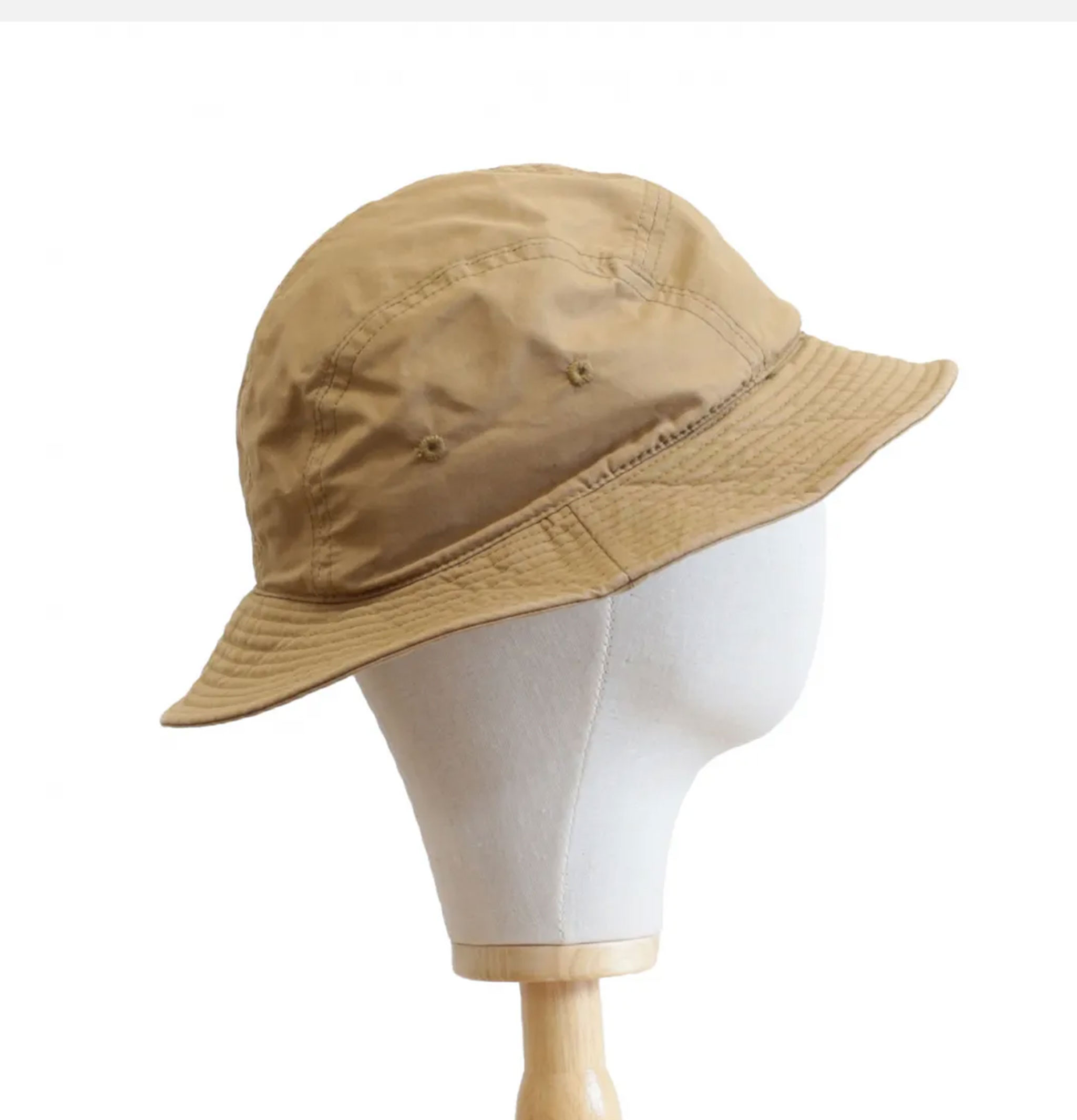 Decho Millerrain Waxed Cotton Jet Hat Beige