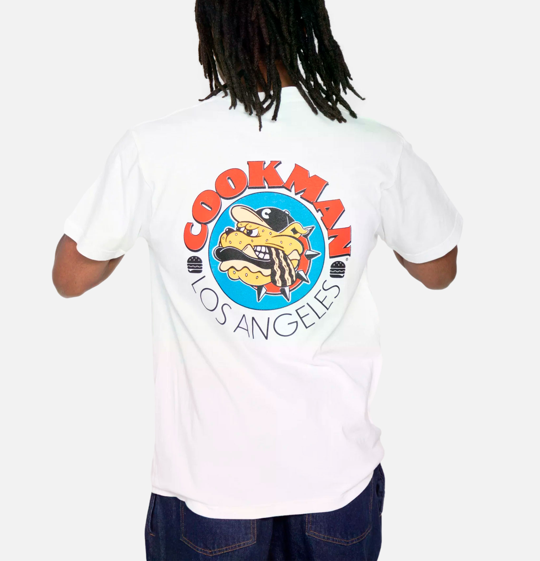 Cookman Burger Dog Tee White