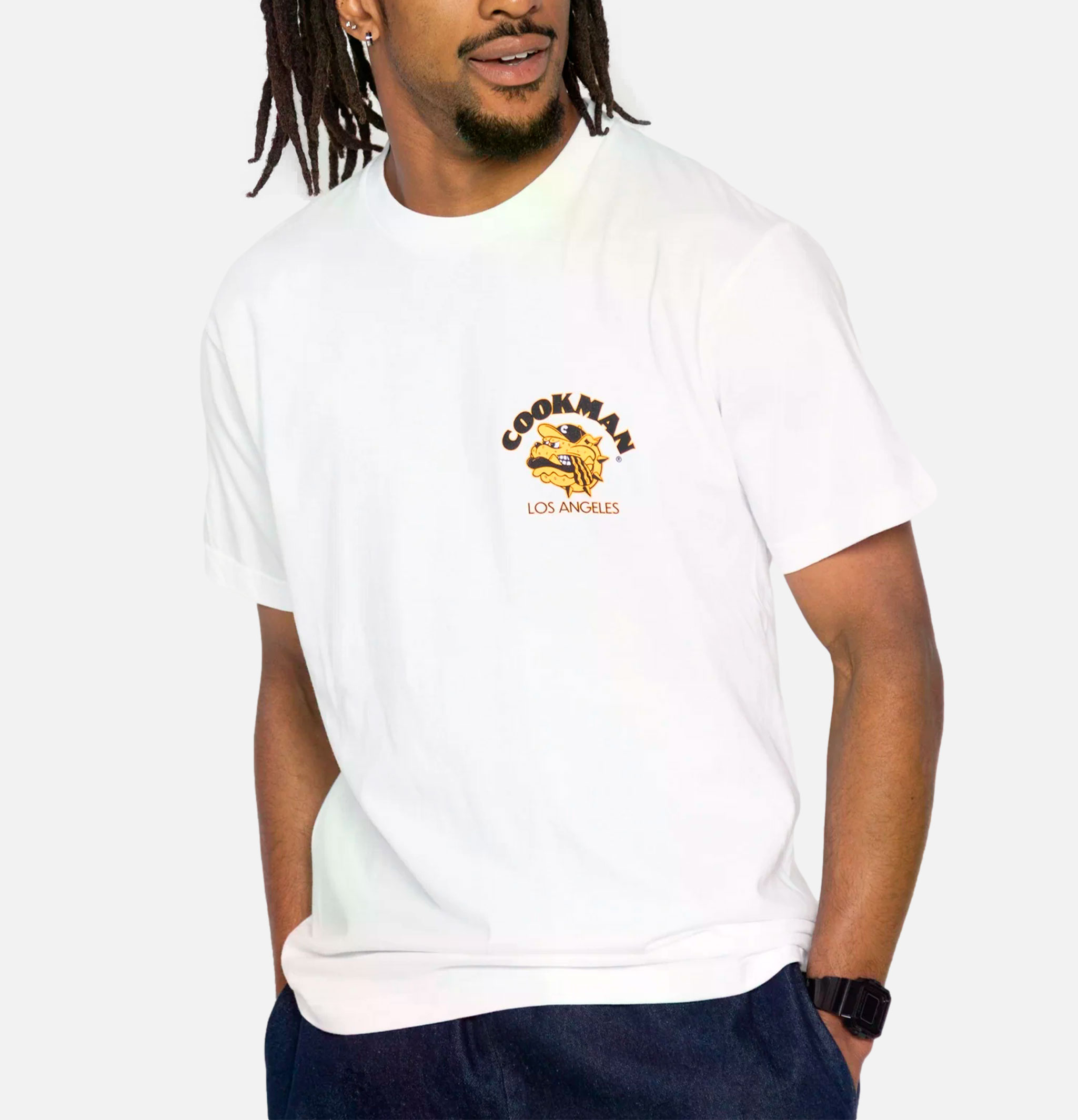 Cookman Burger Dog Tee White