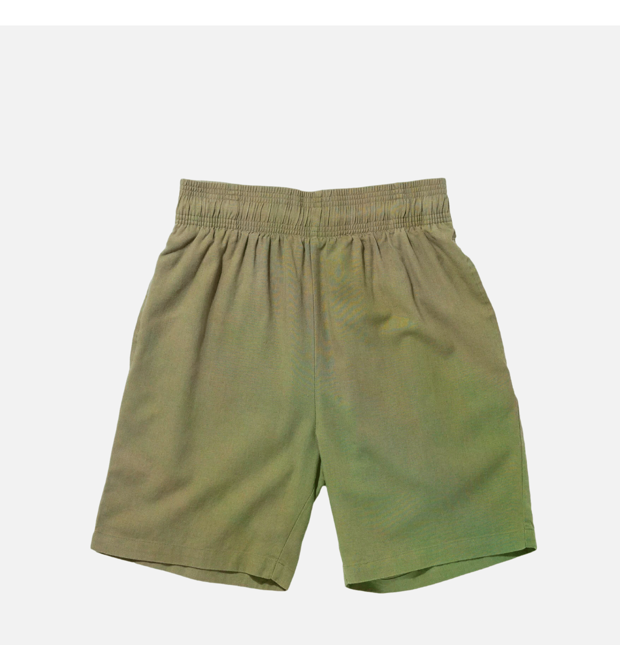 Cookman Chef Linen Shorts Olive