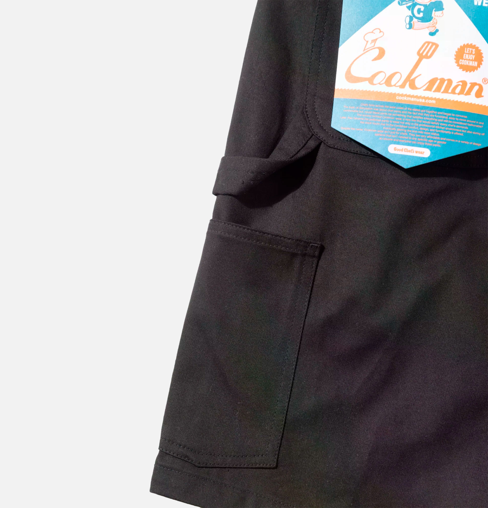 Cookman Carpenter's Short Heavy Black