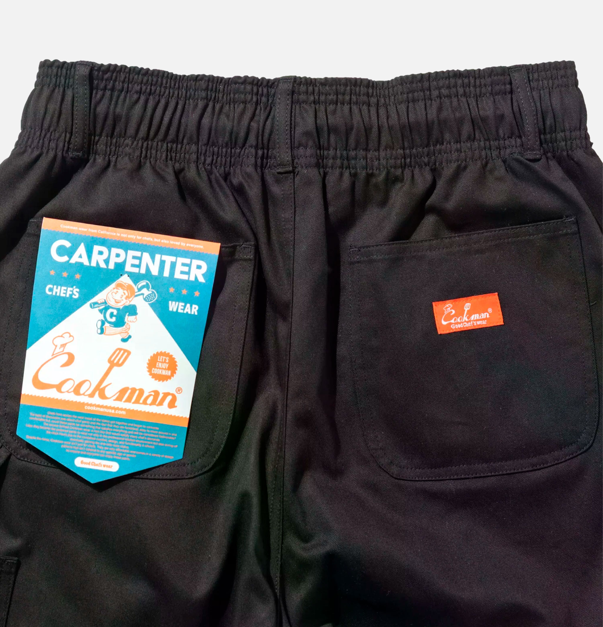 Cookman Carpenter's Short Heavy Black