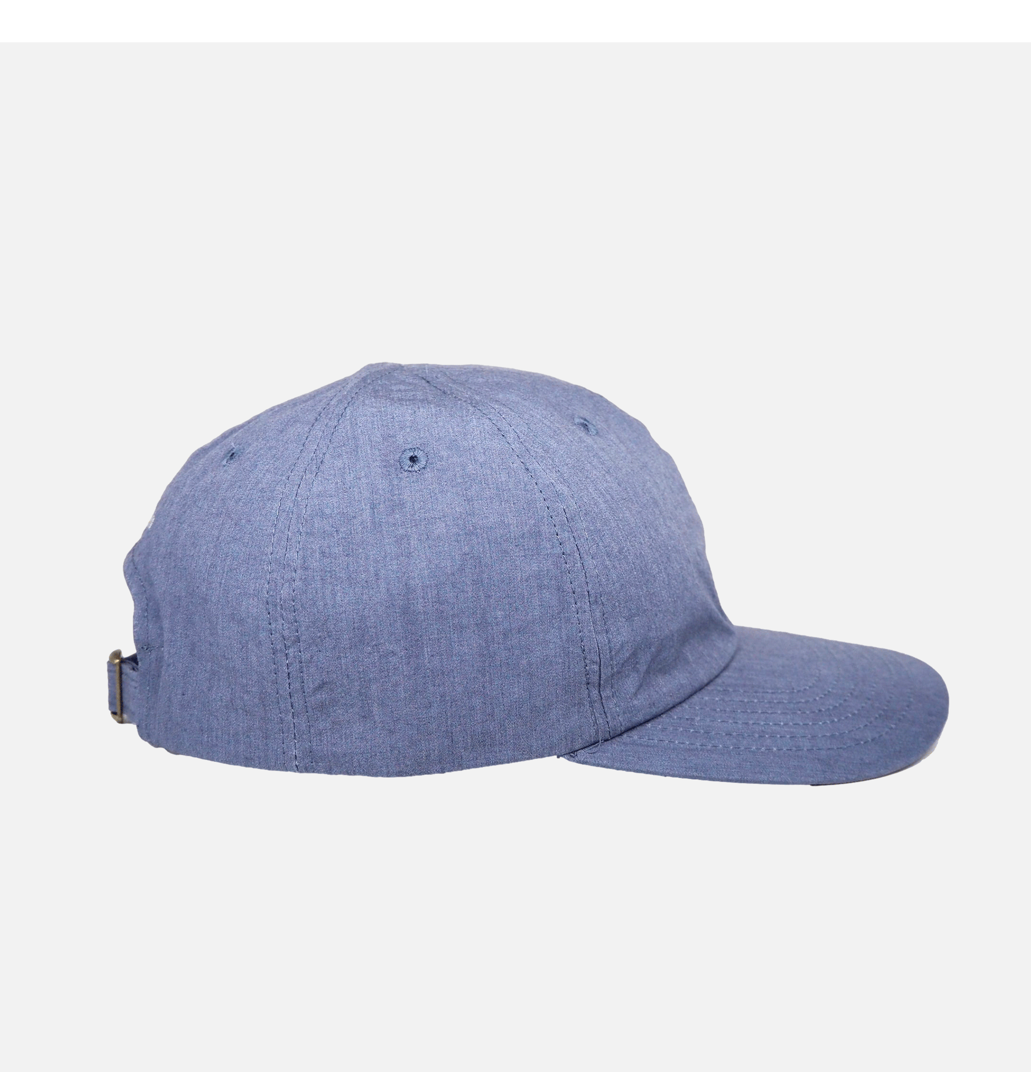 Found Feather 6-Panel Strap Cap Blue