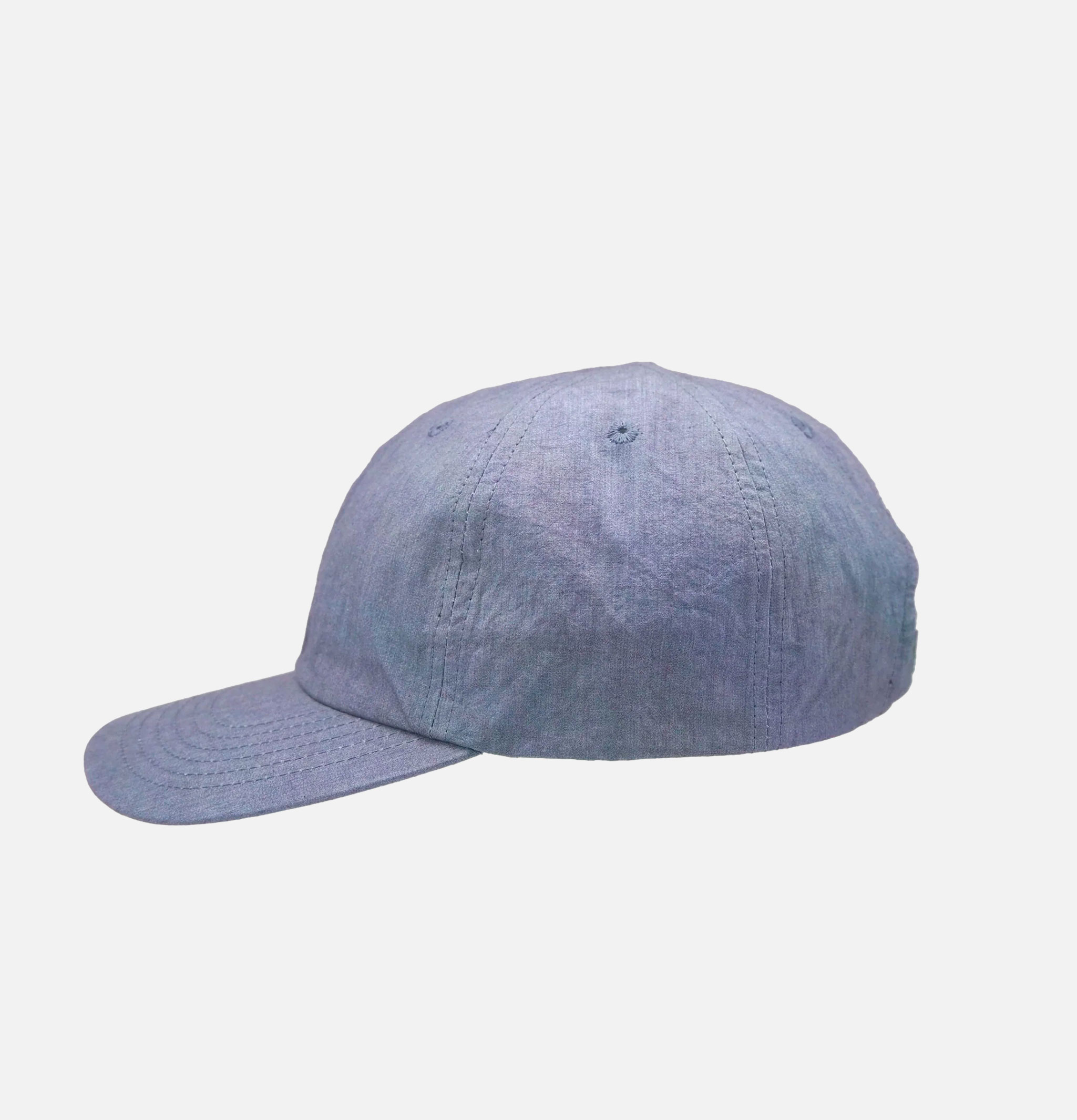Found Feather 6-Panel Strap Cap Blue