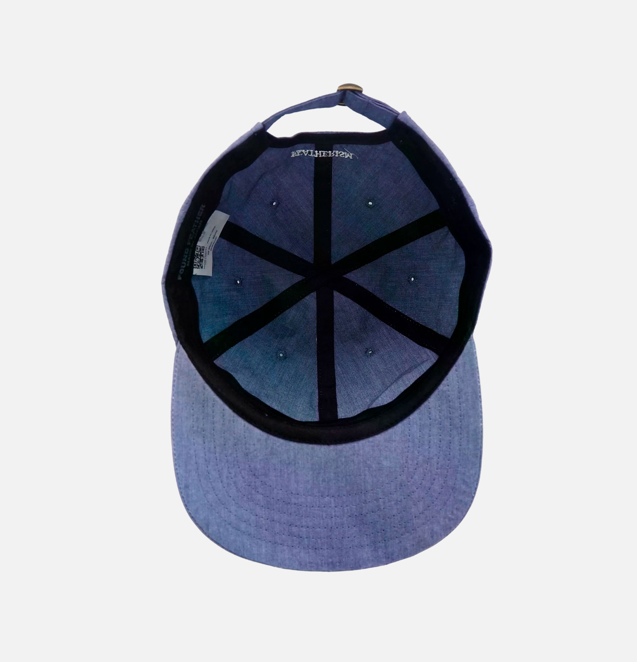 Found Feather 6-Panel Strap Cap Blue