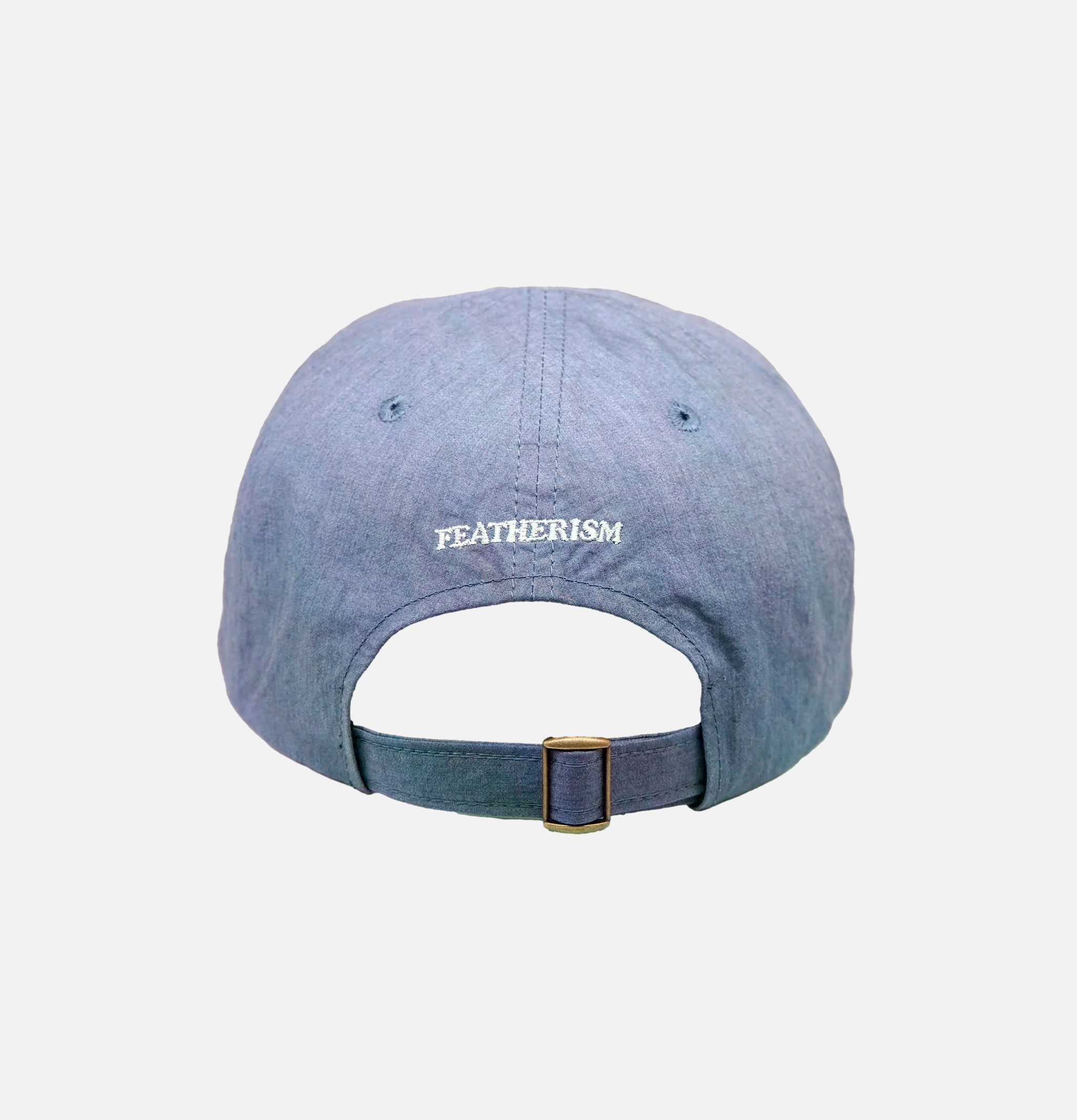 Found Feather 6-Panel Strap Cap Blue