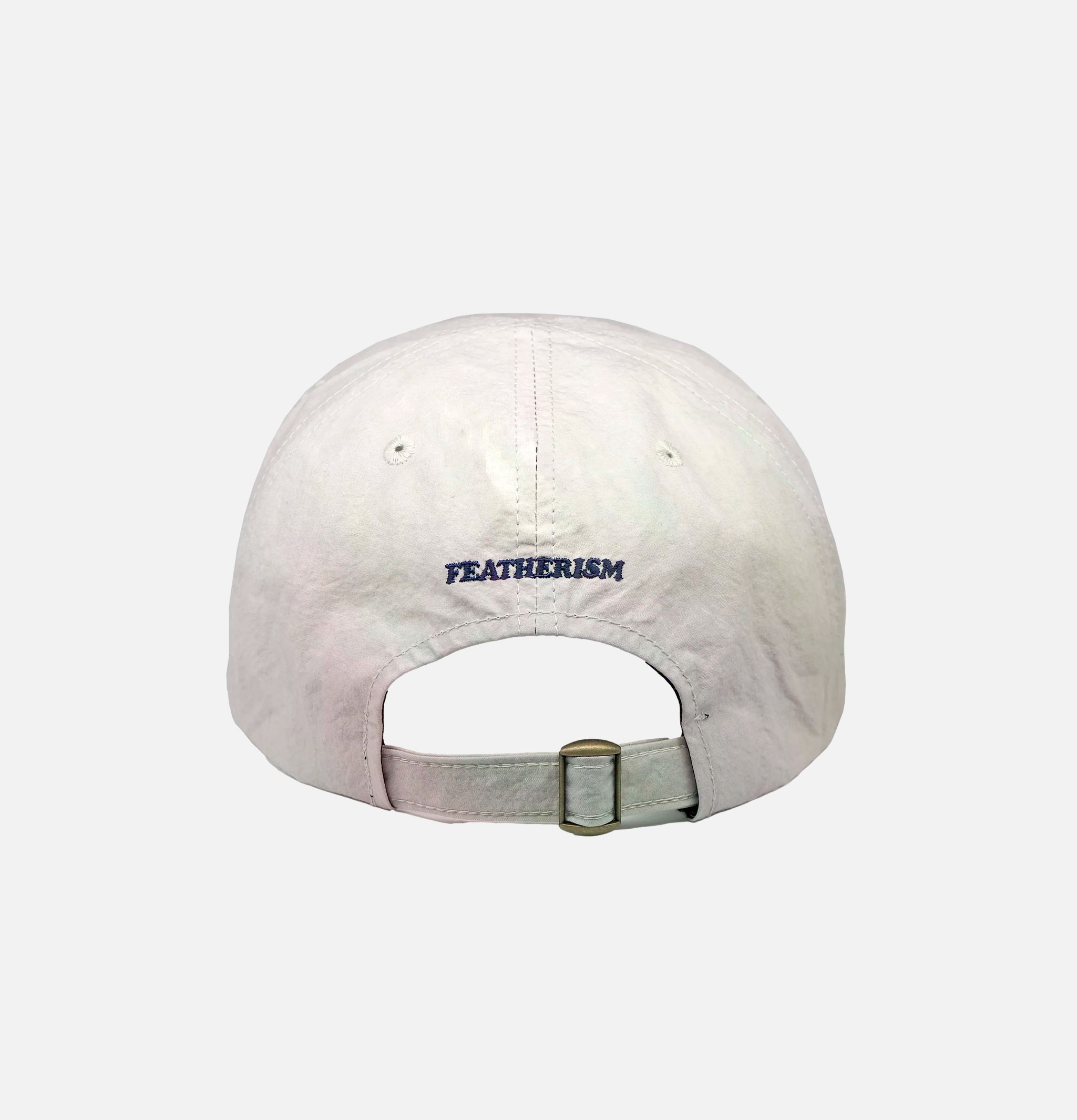 Found Feather 6pan Strap Cap Light Grey
