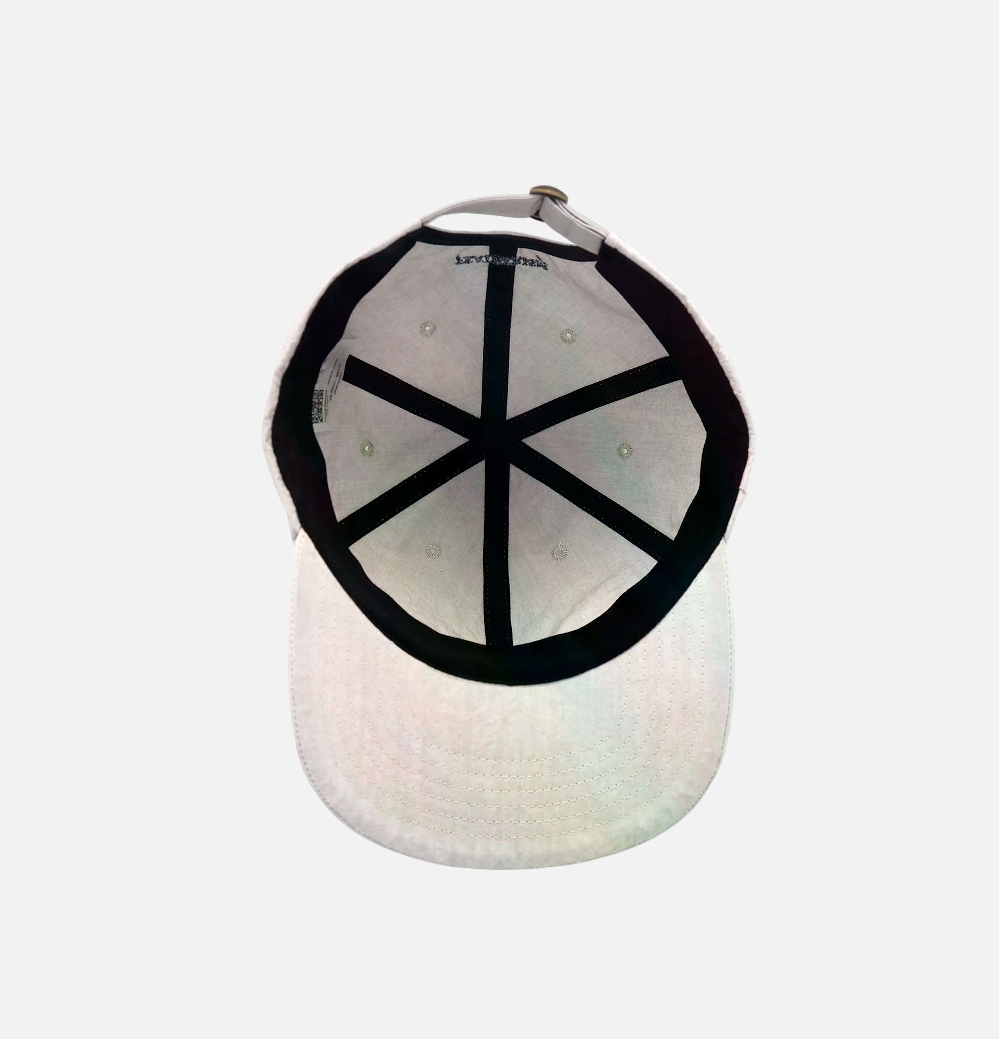Found Feather 6pan Strap Cap Light Grey