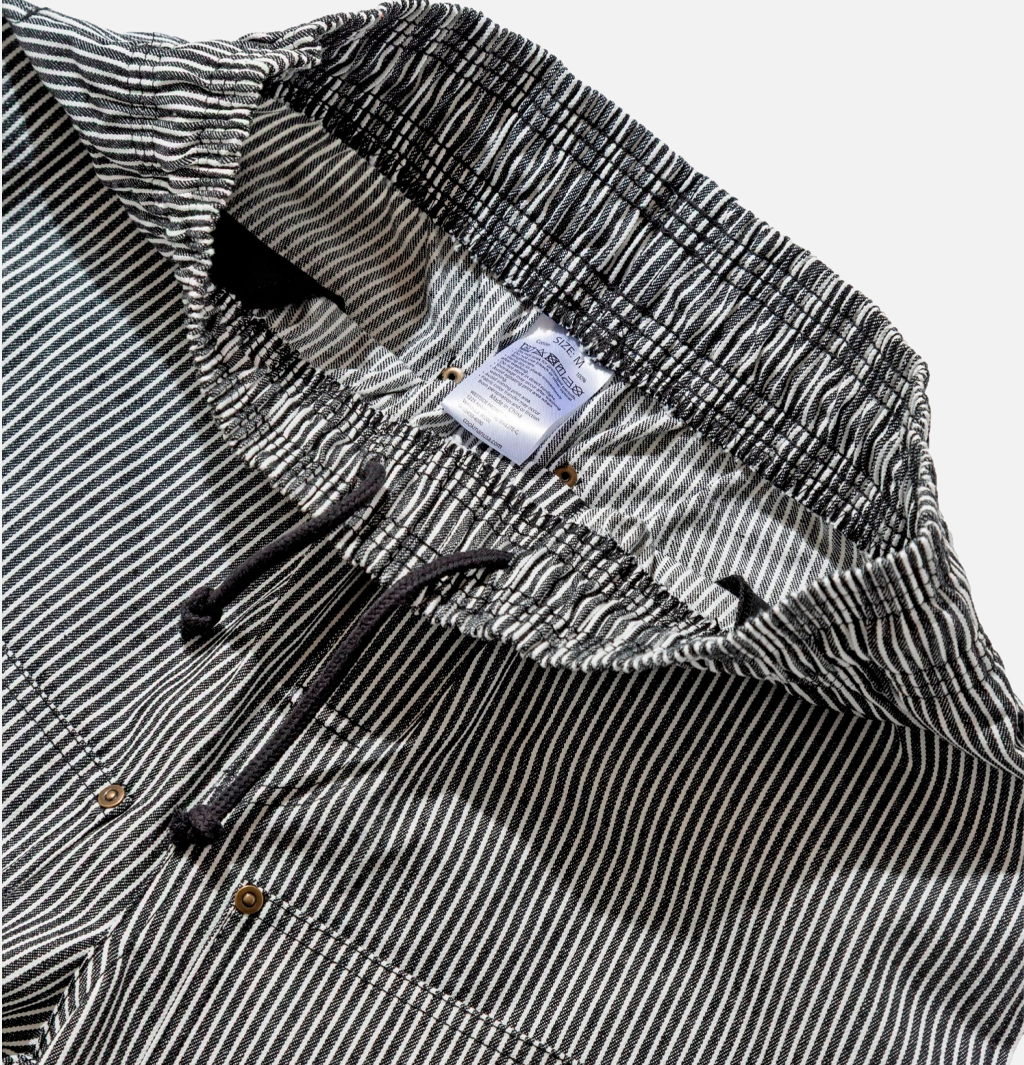 Cookman Short Front Pocket Hickory Black