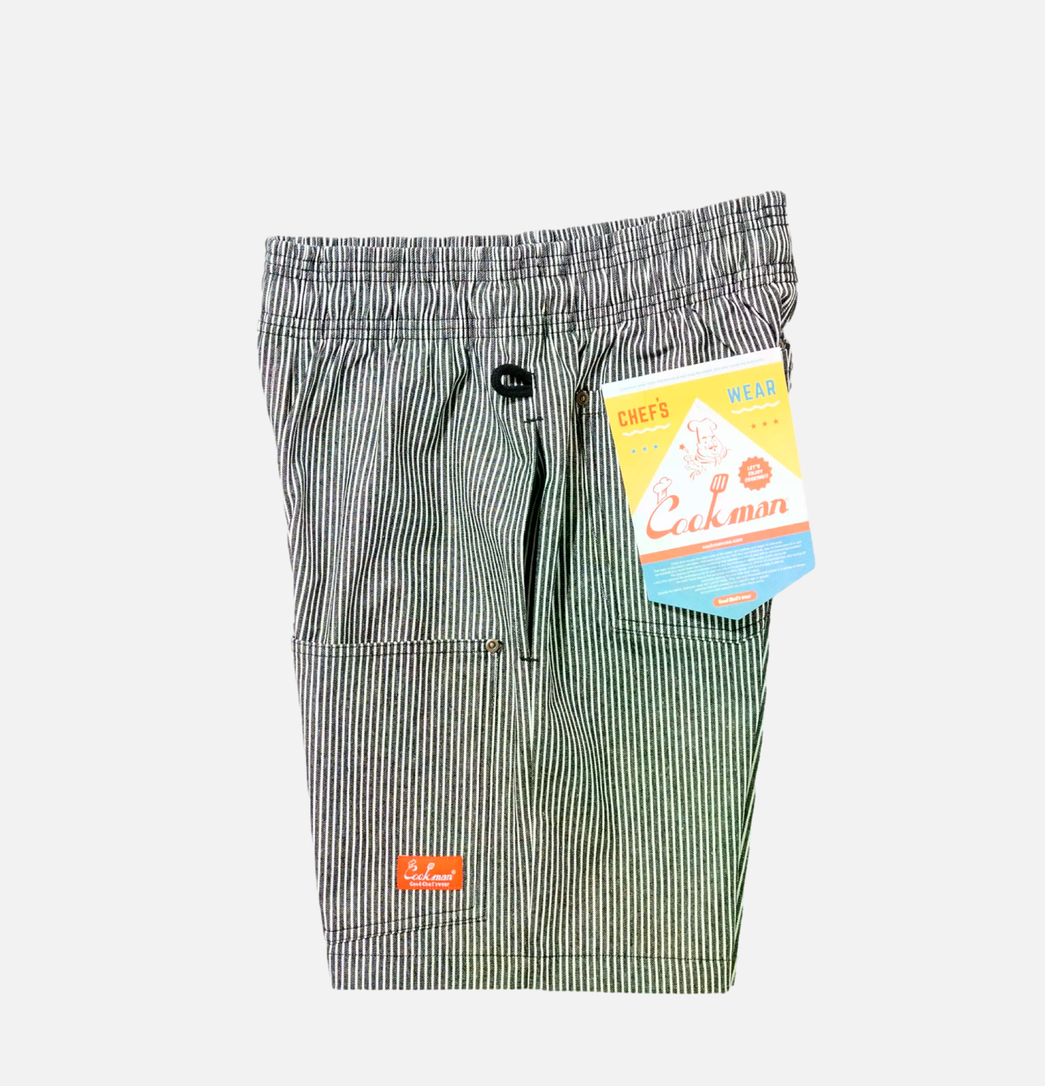 Cookman Short Front Pocket Hickory Black