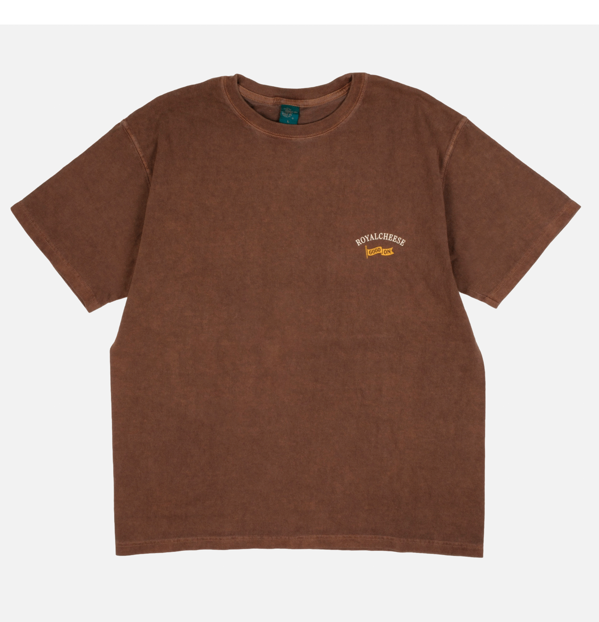 Good On S/s Crew Tee Royalcheese Brown