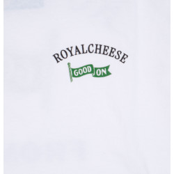 Good On S/s Crew Tee Royalcheese White