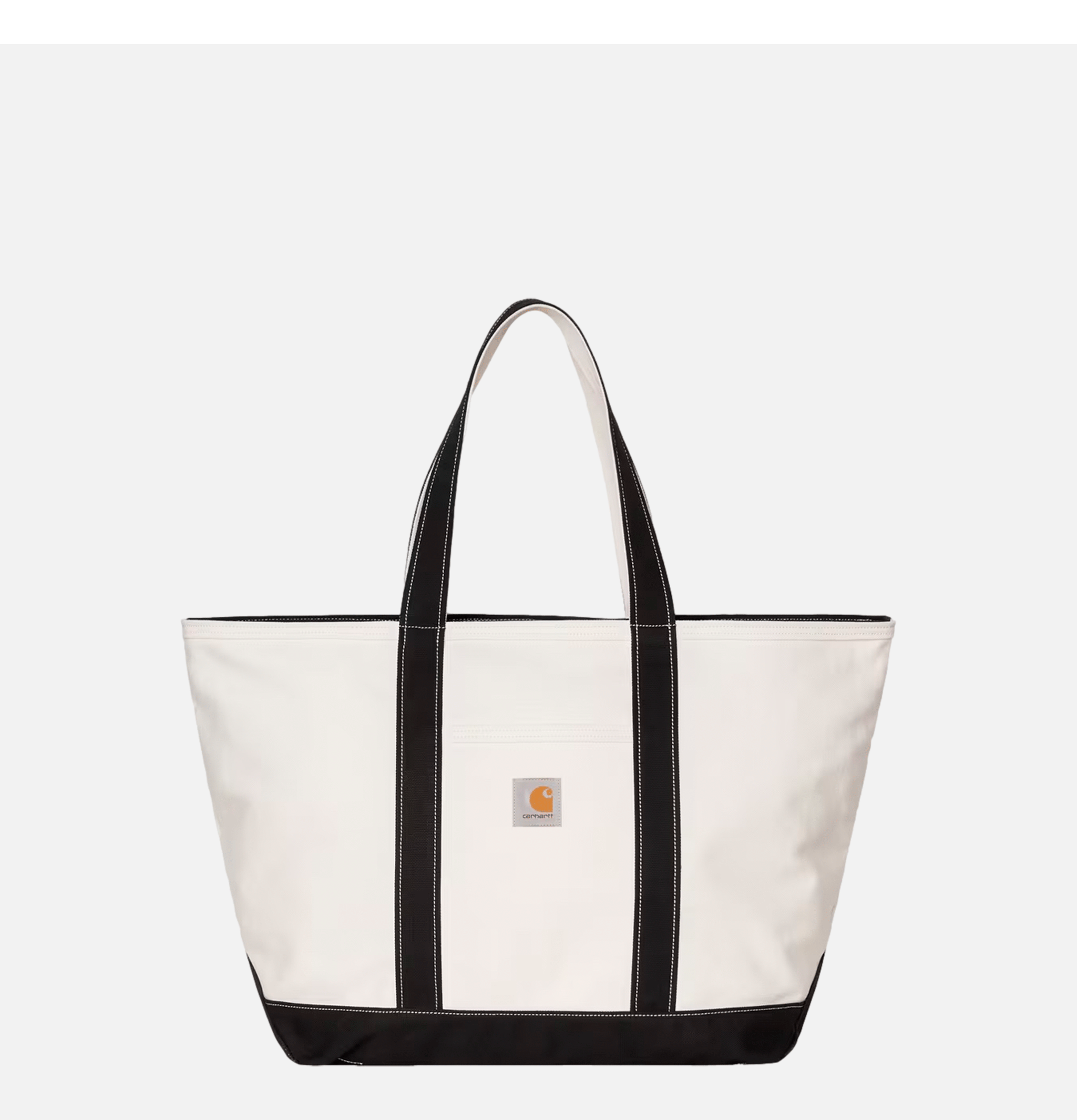 CARHARTT WIP Canvas Beach Tote Natural Black