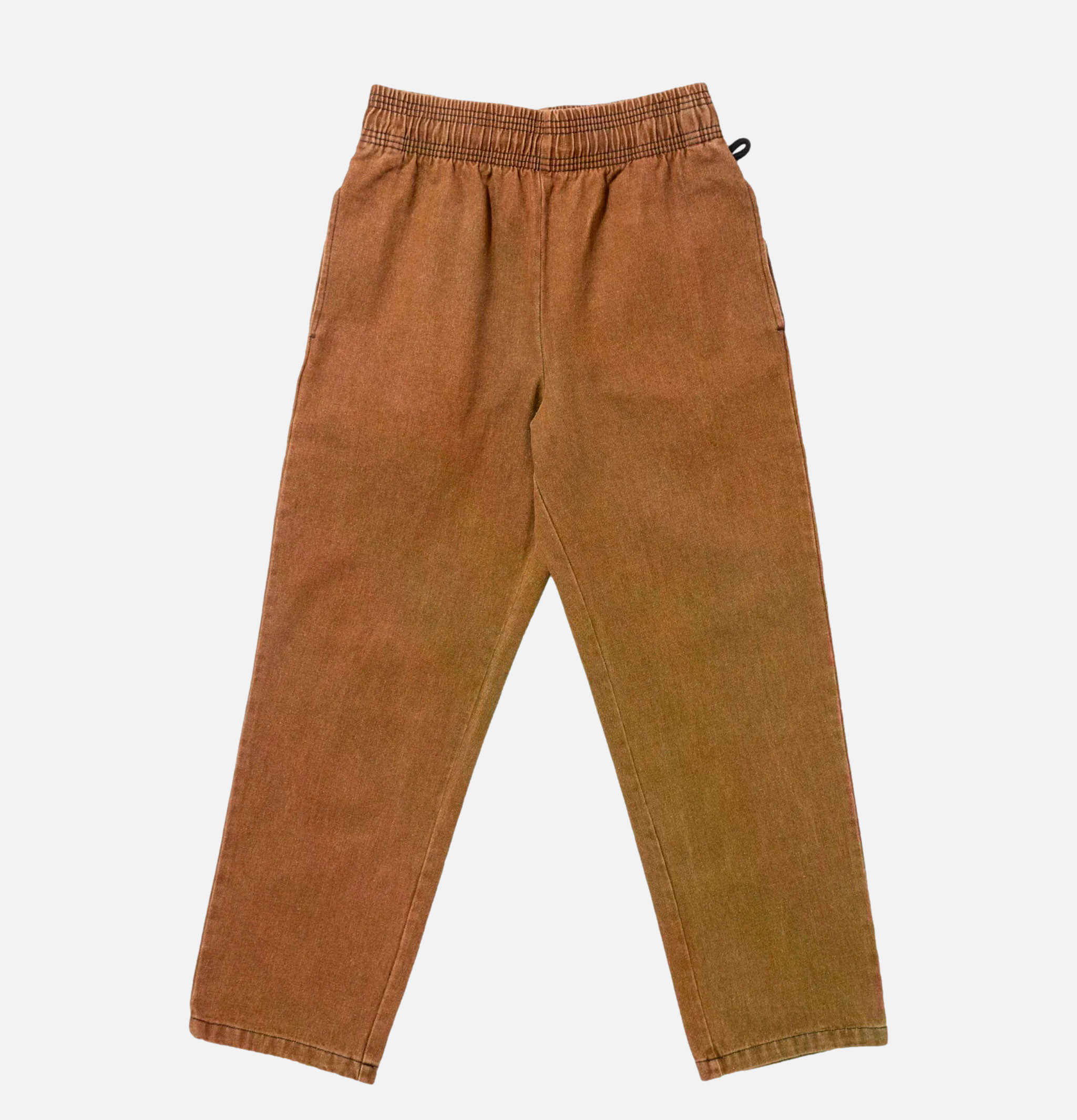 Cookman Semiwide Pant Denim Brown