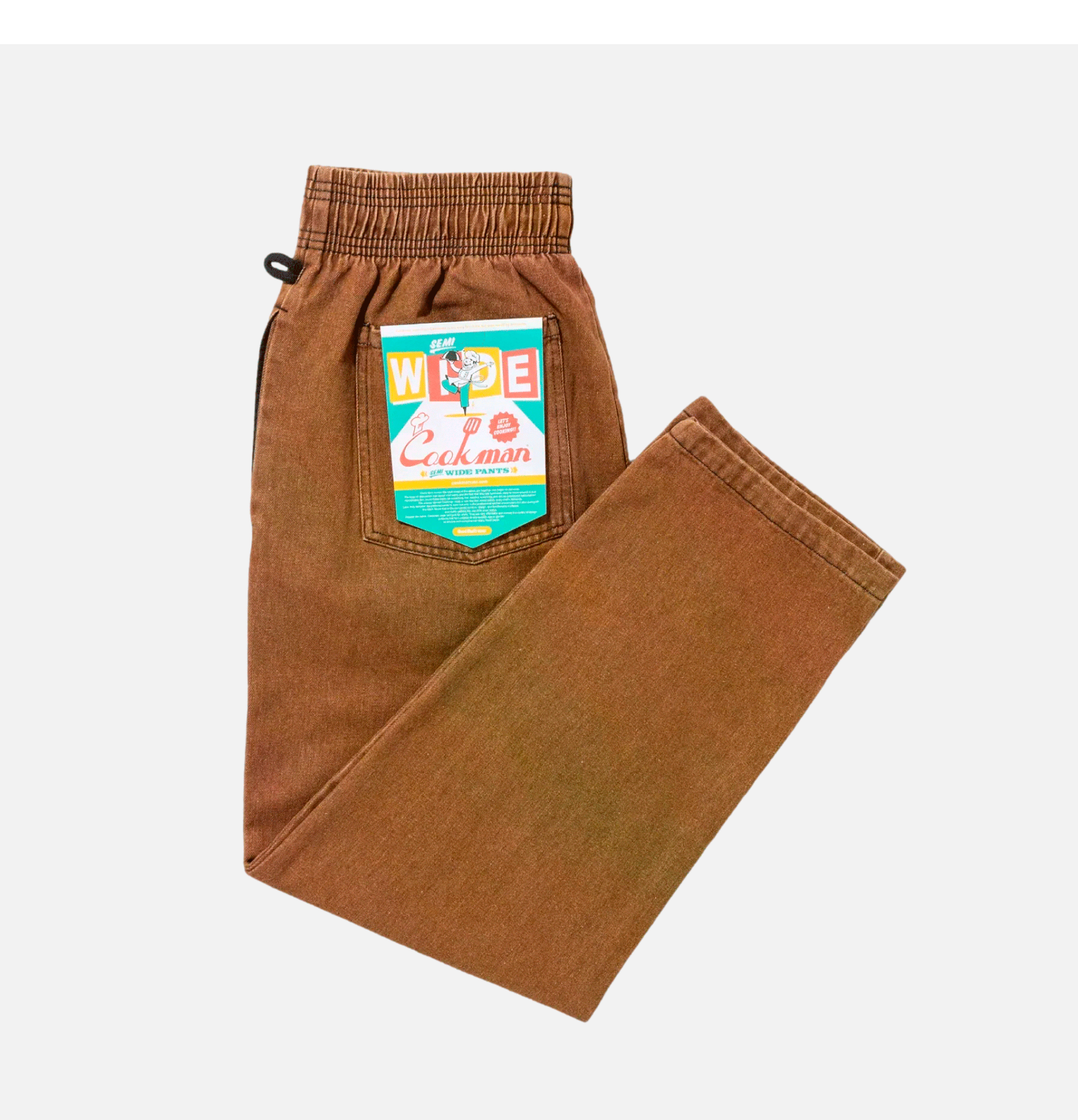 Semiwide Pant Denim Brown
