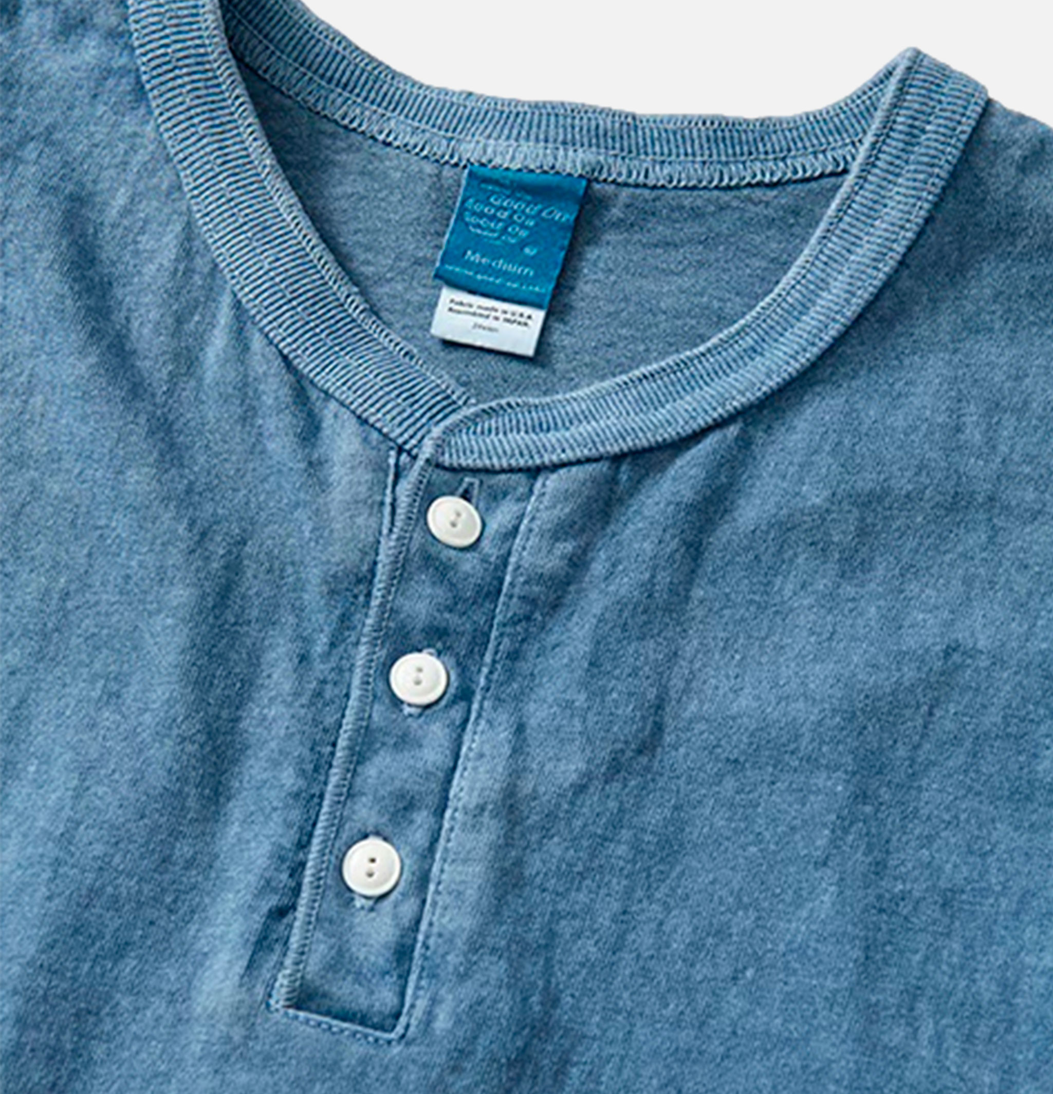 Good On Ss Henley Tee Ajisai
