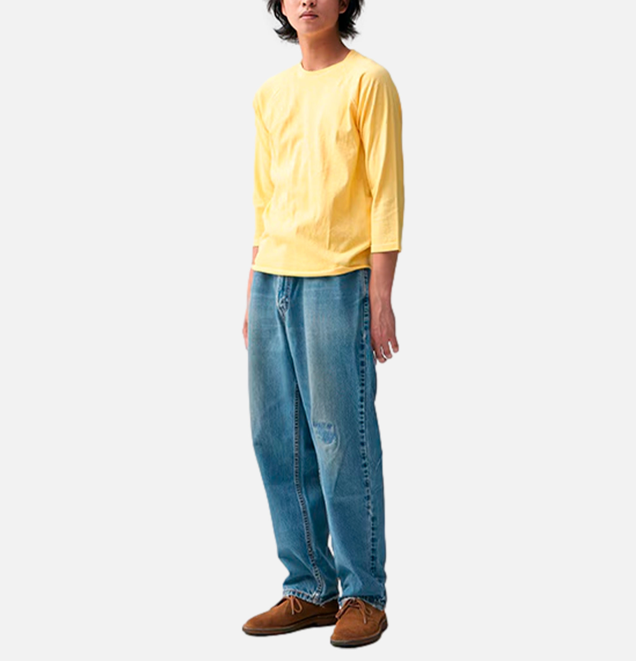 Good On Japan Vintage Dye Sweatshirt Yellow
