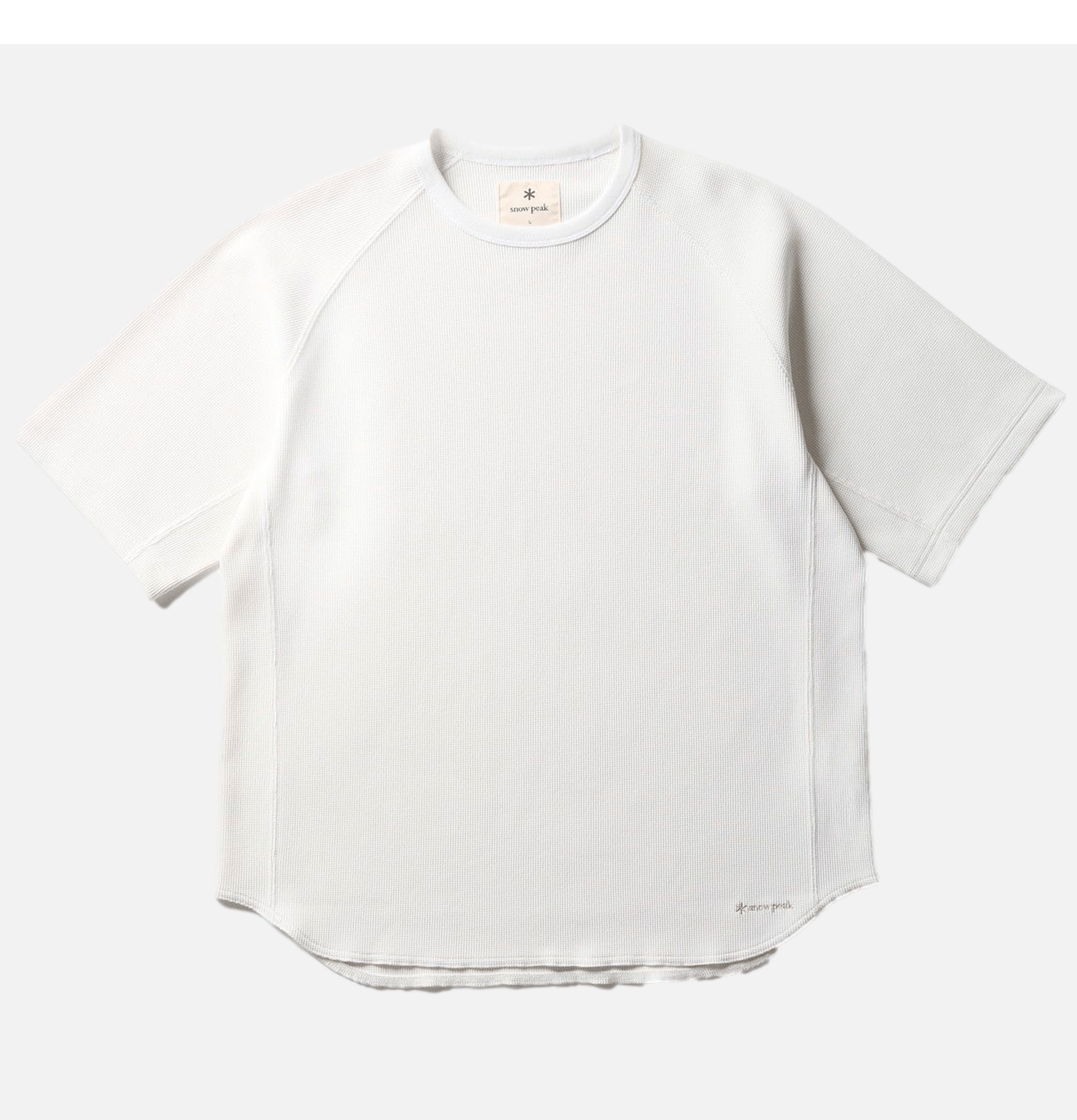 Snow Peak T-shirt Dry Waffle S/s Off White
