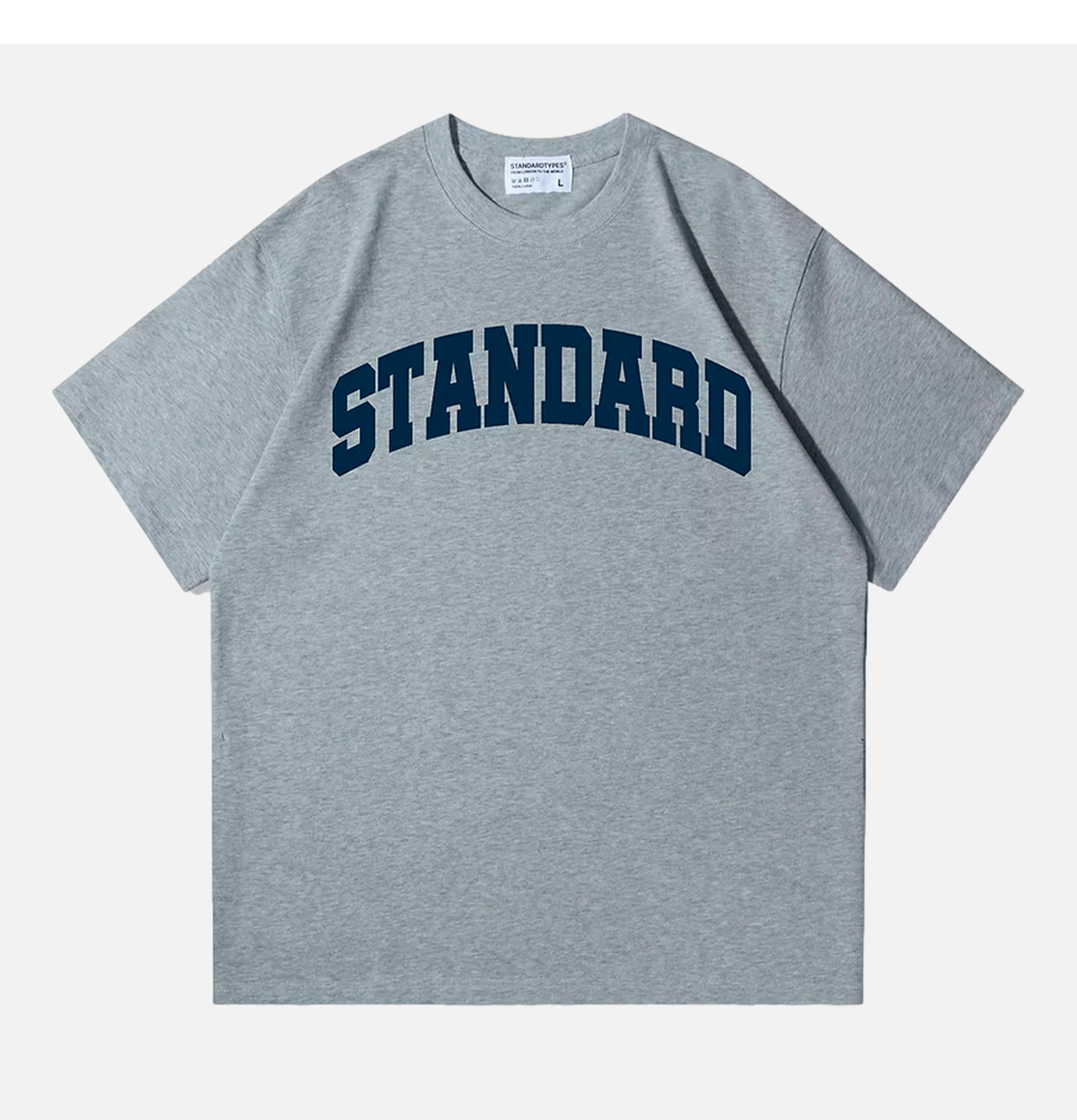 Standard Types Essential Heavy Tee Heather Grey