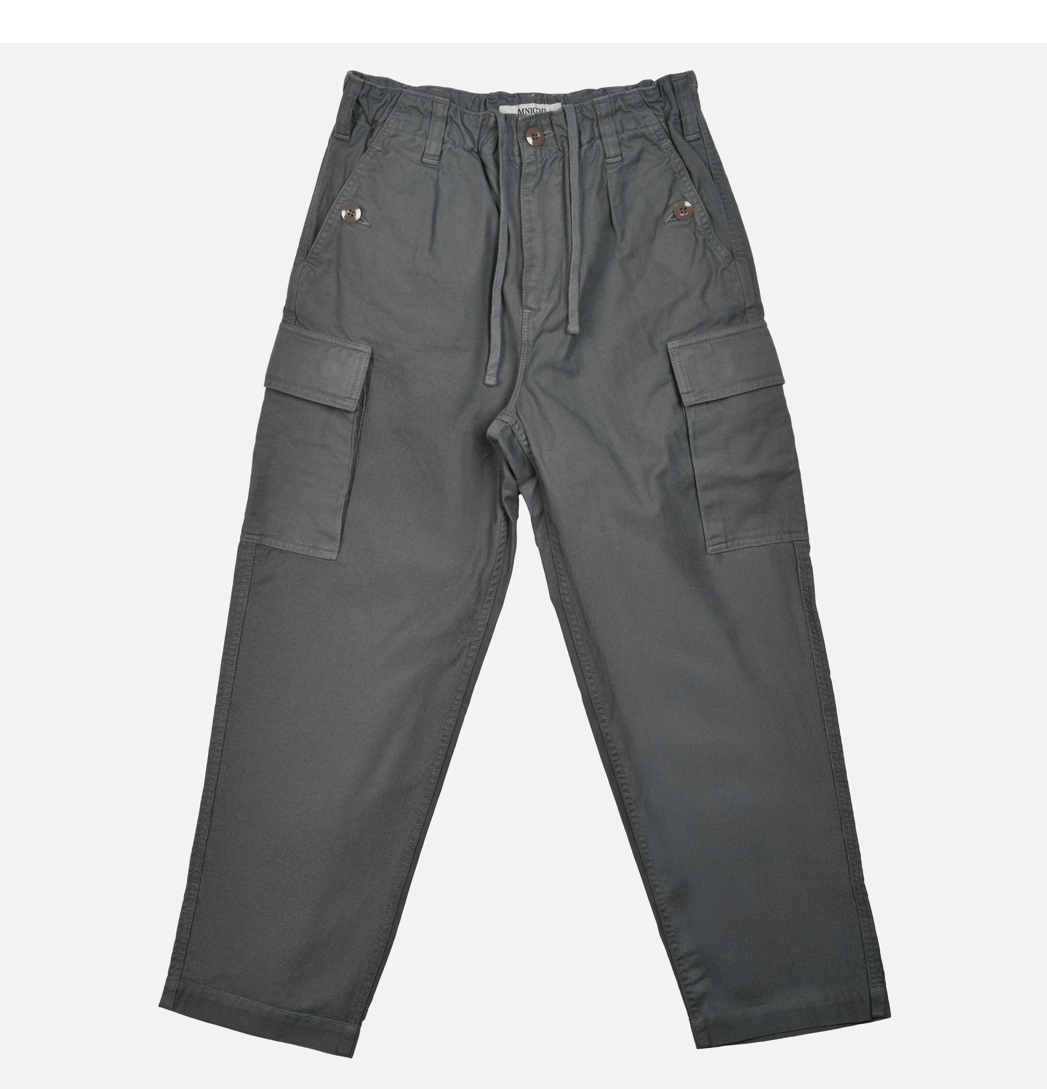 OMNIGOD Military Easy Cargo Pants Grey