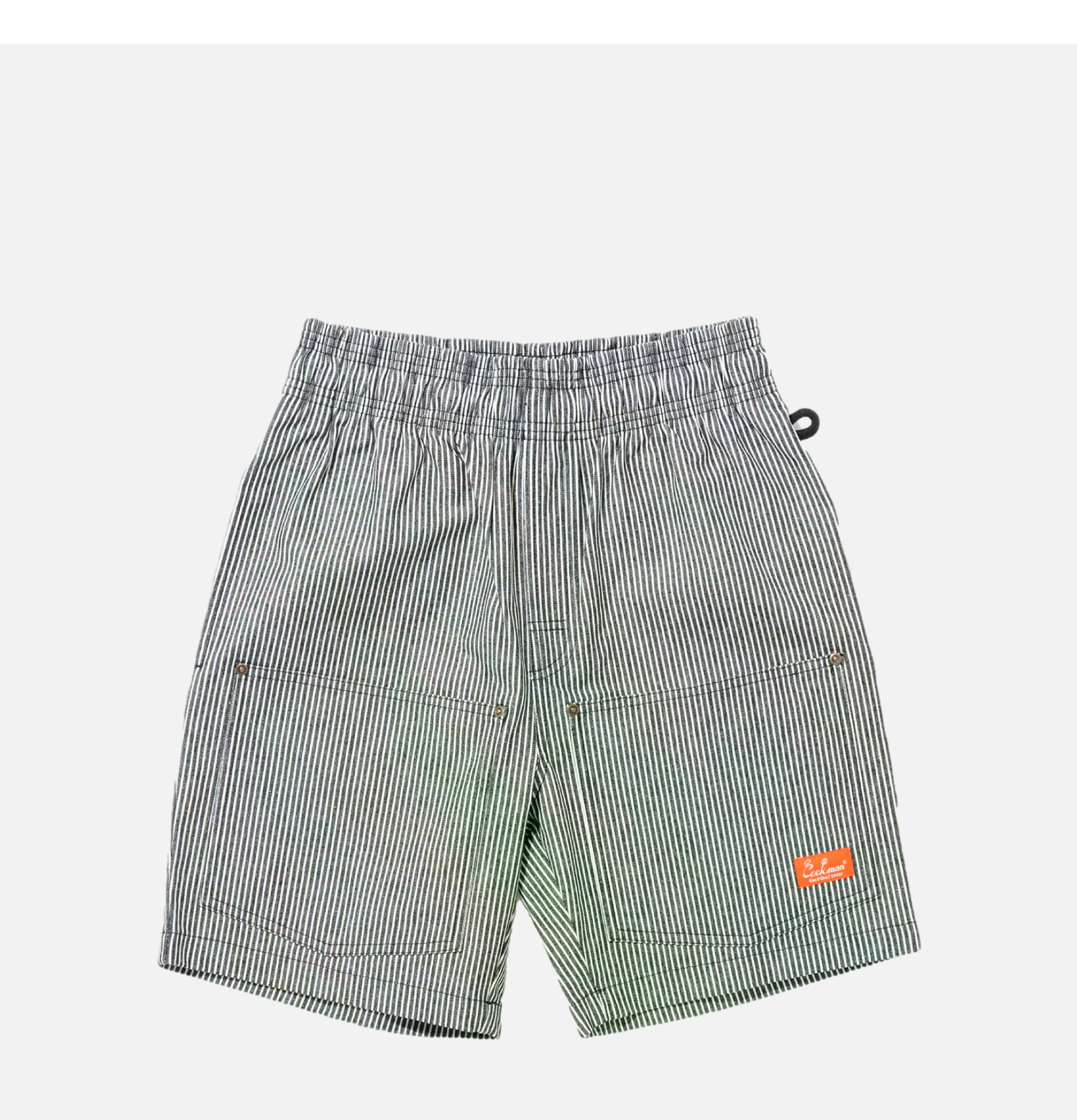 Cookman Short Front Pocket Hickory Black