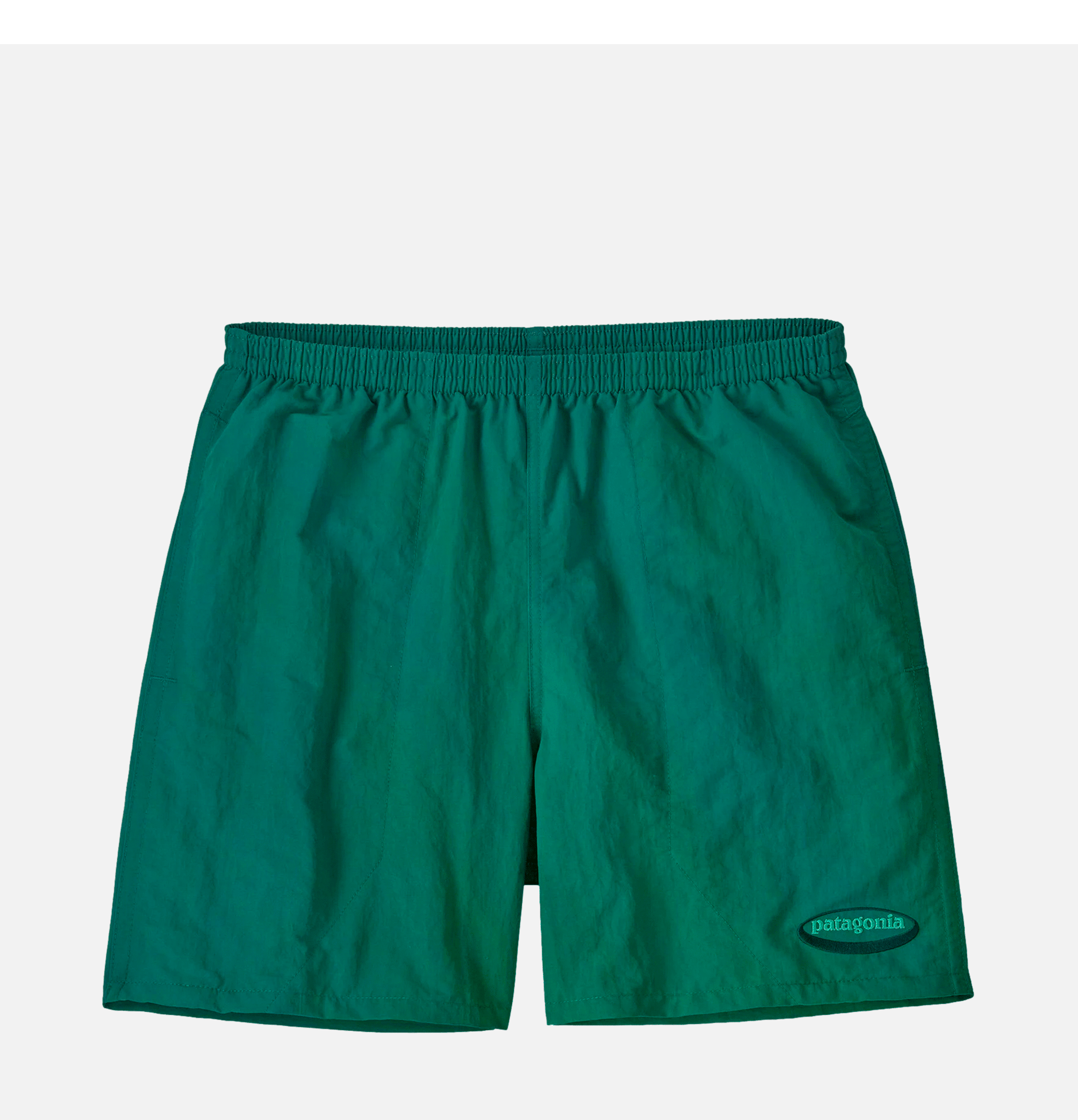Patagonia M's Baggies Shorts Oval Logo Gem Green