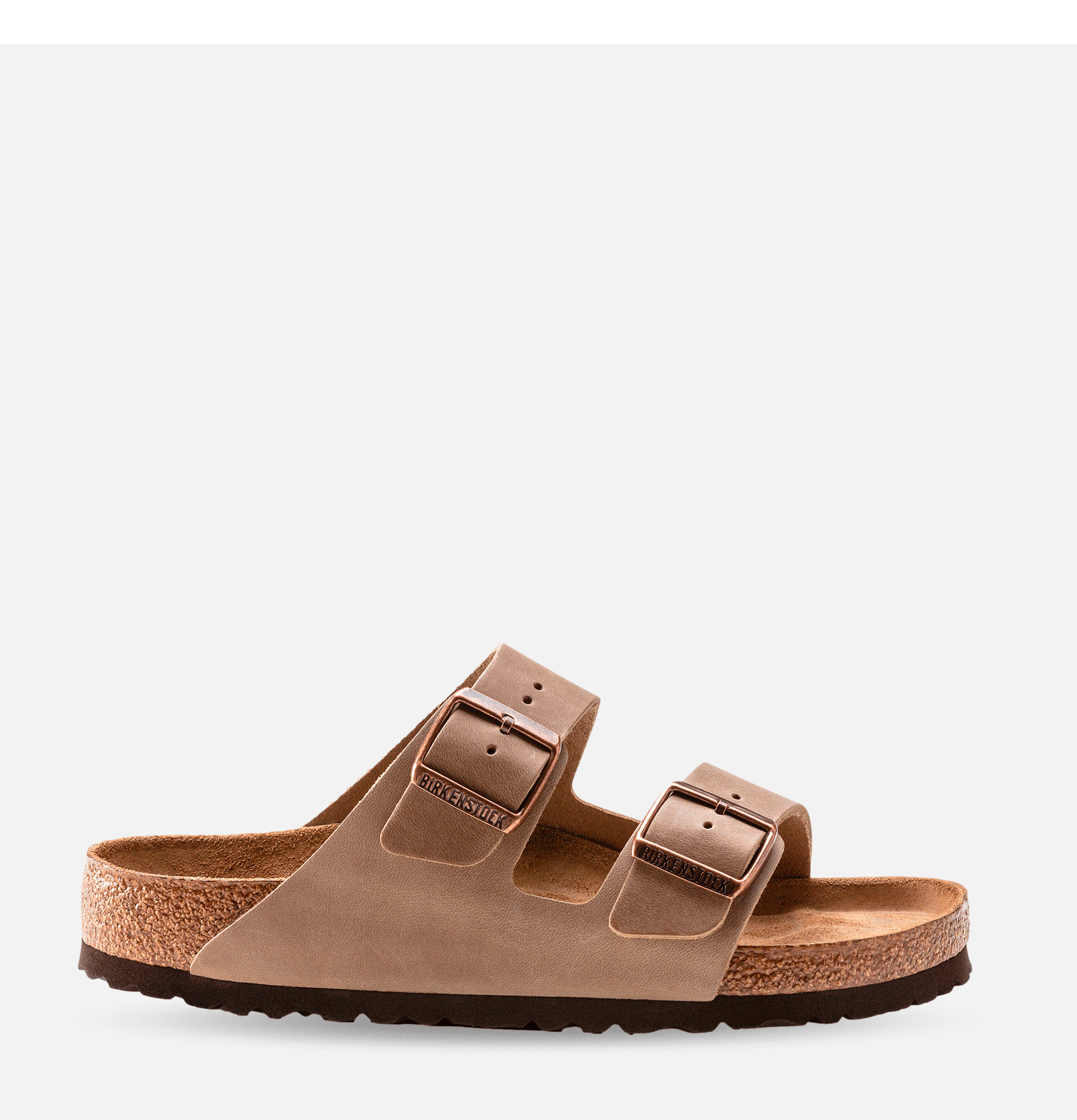 Sandales Birkenstock Arizona Tobbaco Brown Narrow fit.