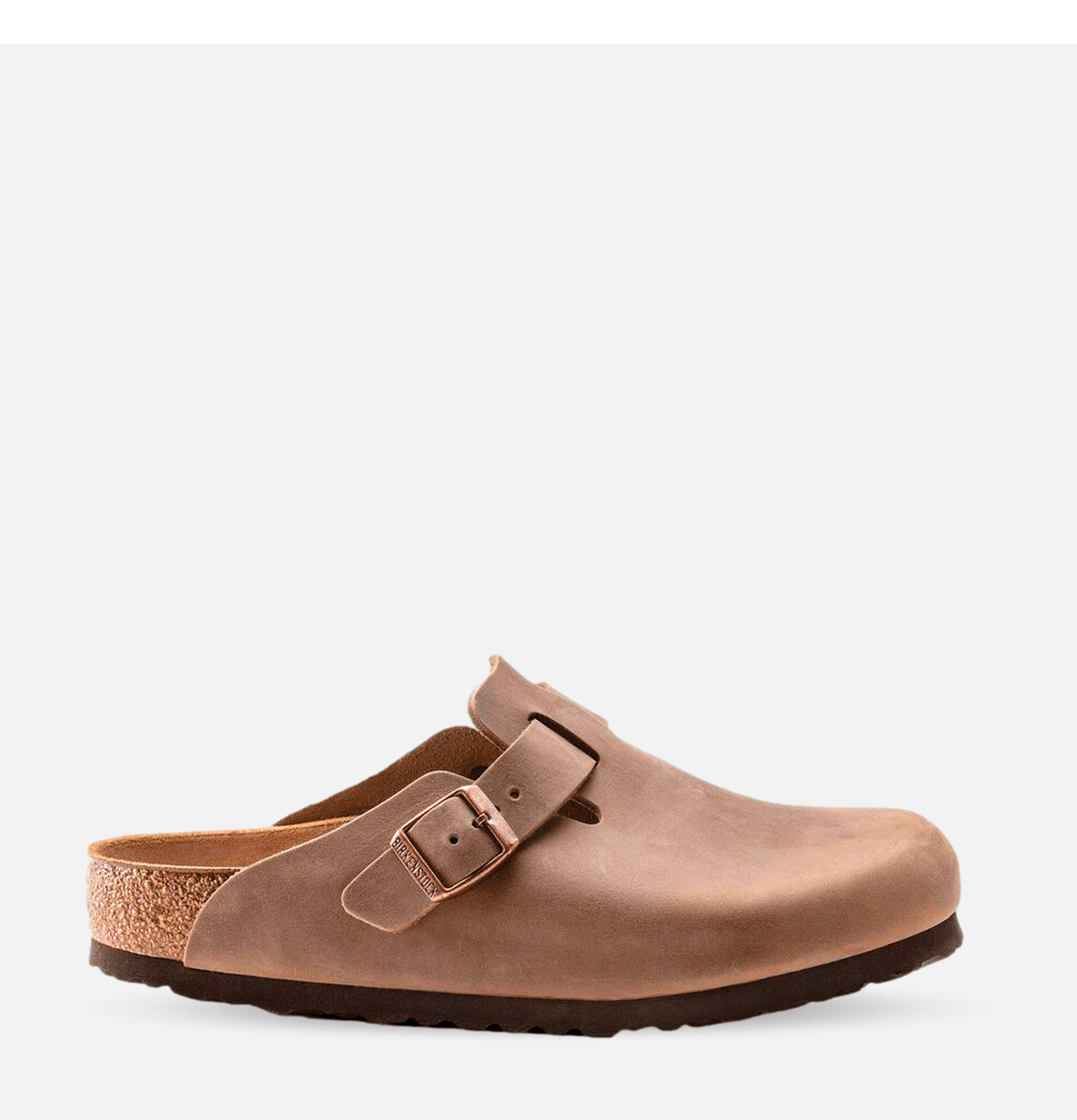 Birkenstock Boston Narrow Cuir Cognac