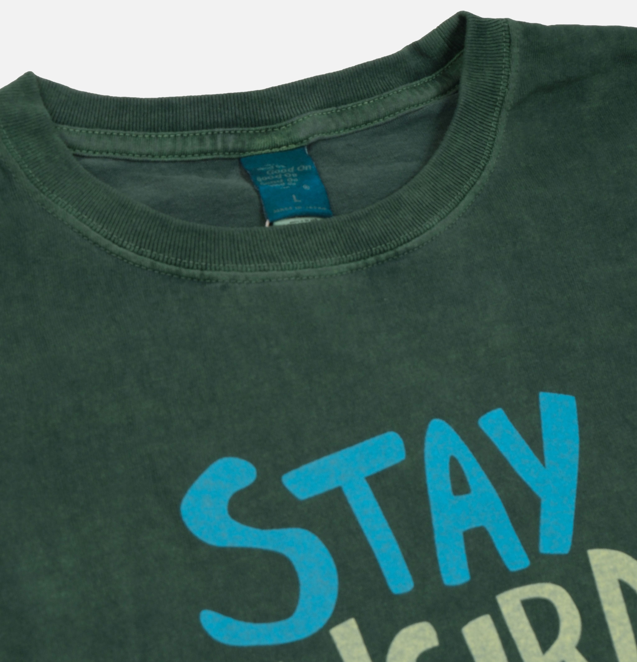 Good On Stay Weird Tee Dark Green
