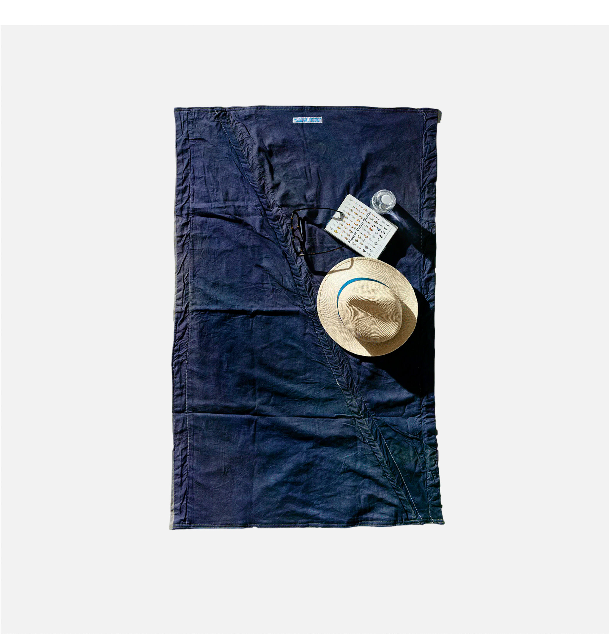 Puebco Vintage Tent Reversible Mat Blue