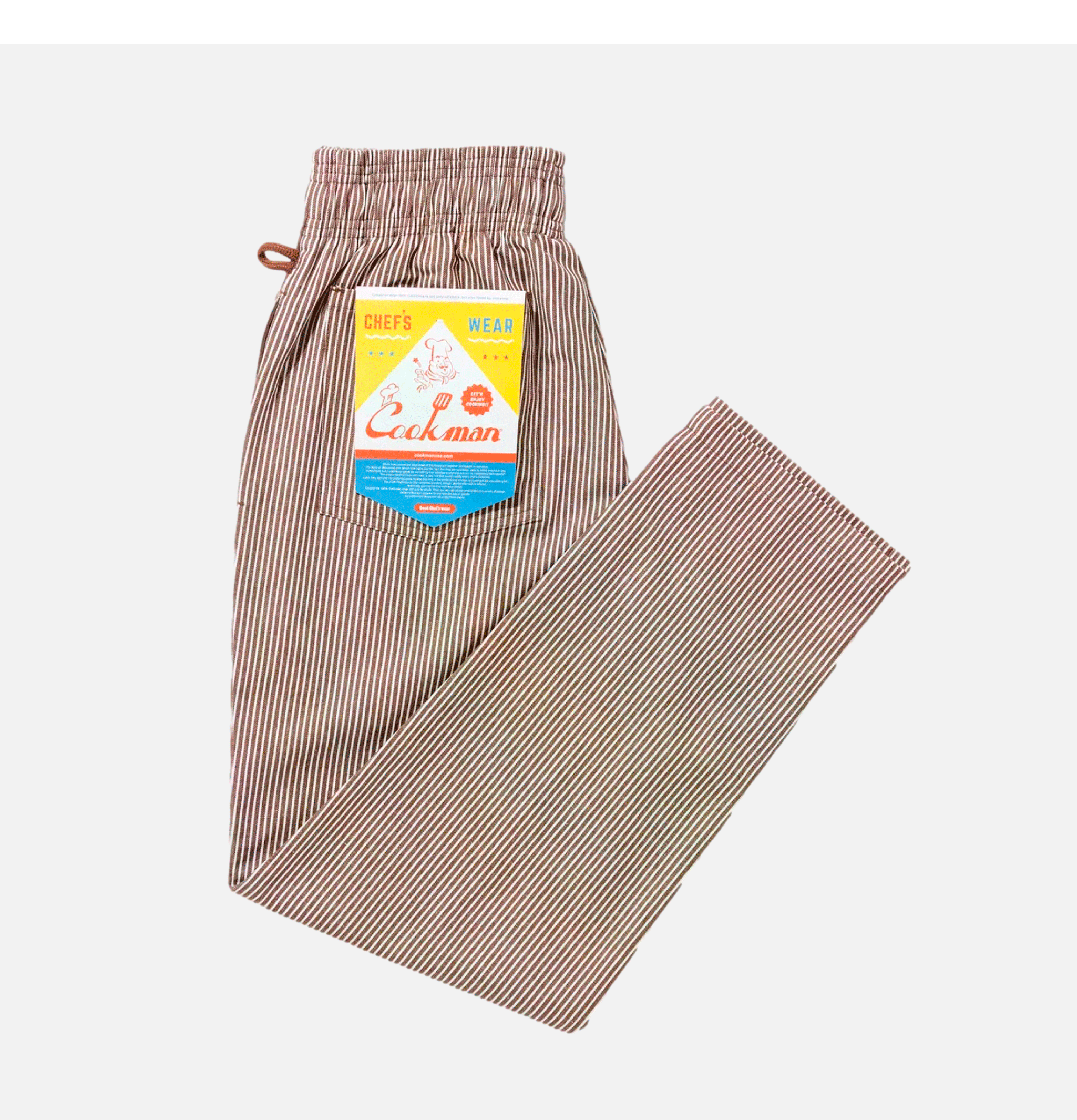 Cookman Chef Pants Hickory Brown