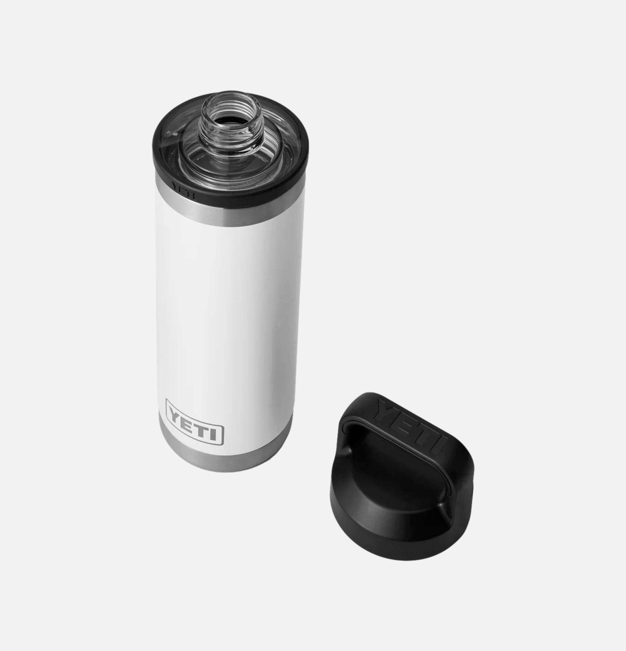 Yeti Rambler Bottle Chug 18oz Wht