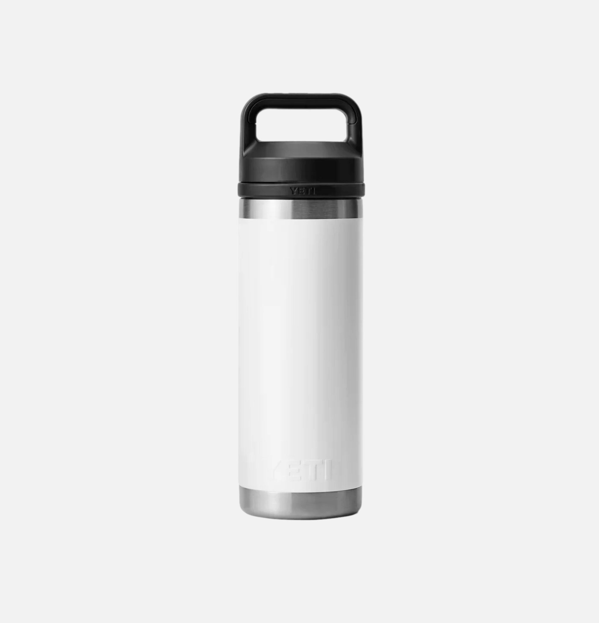 Yeti Rambler Bottle Chug 18oz Wht