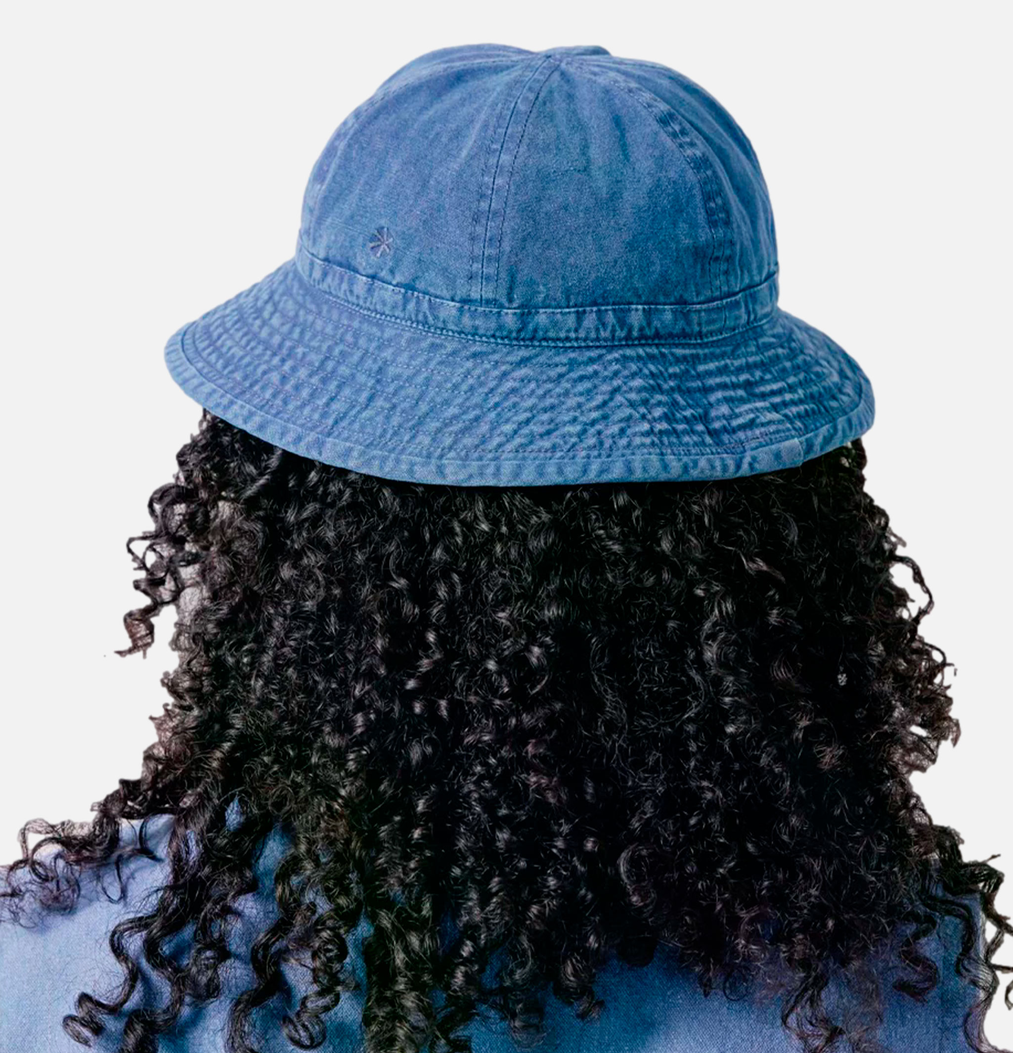 Snow Peak Sulfur Dyed Fade Hat Blue