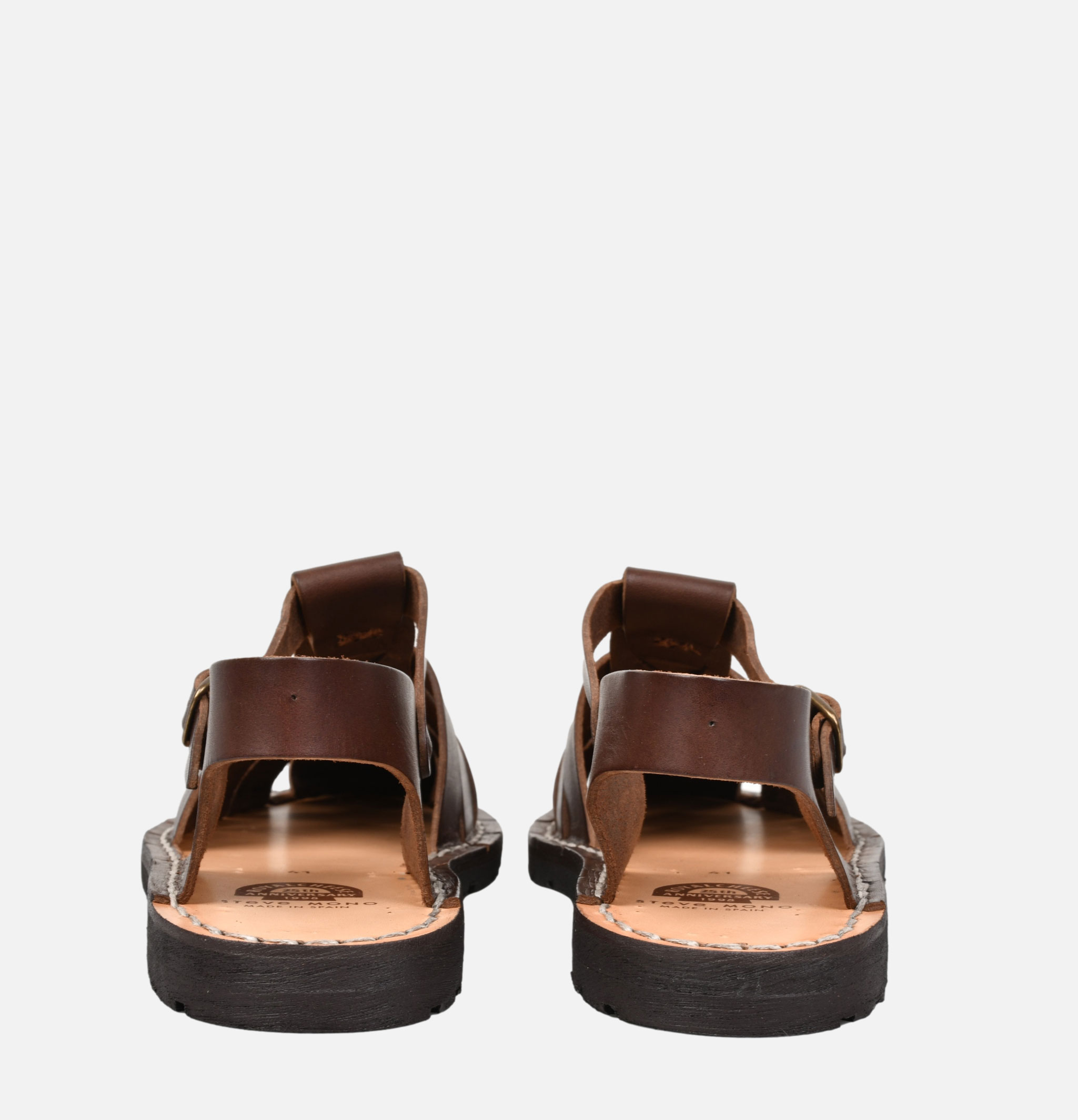 Steve Mono x Royalcheese 10/09 Artisanal Sandales Coffee