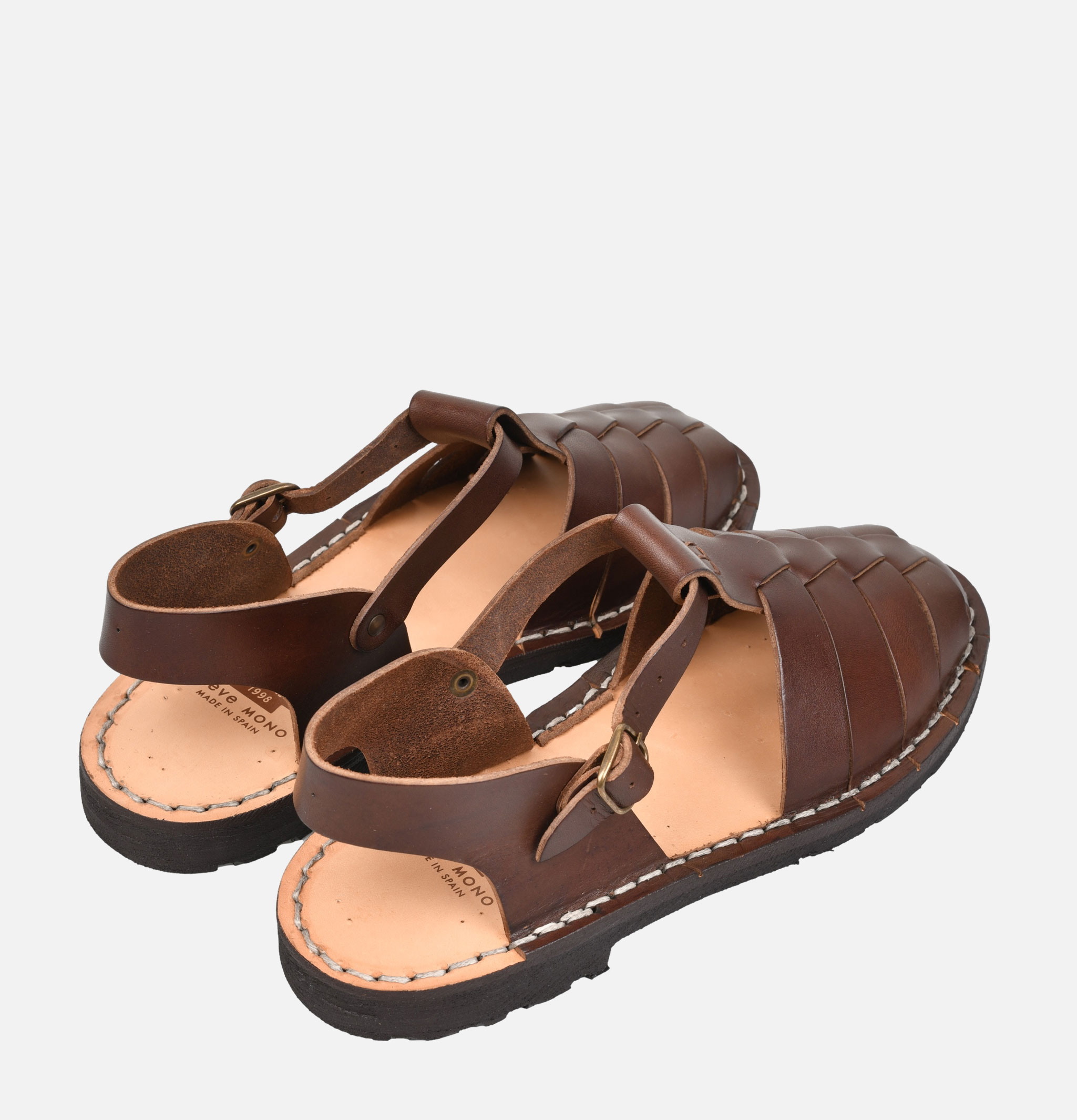Steve Mono x Royalcheese 10/09 Artisanal Sandales Coffee