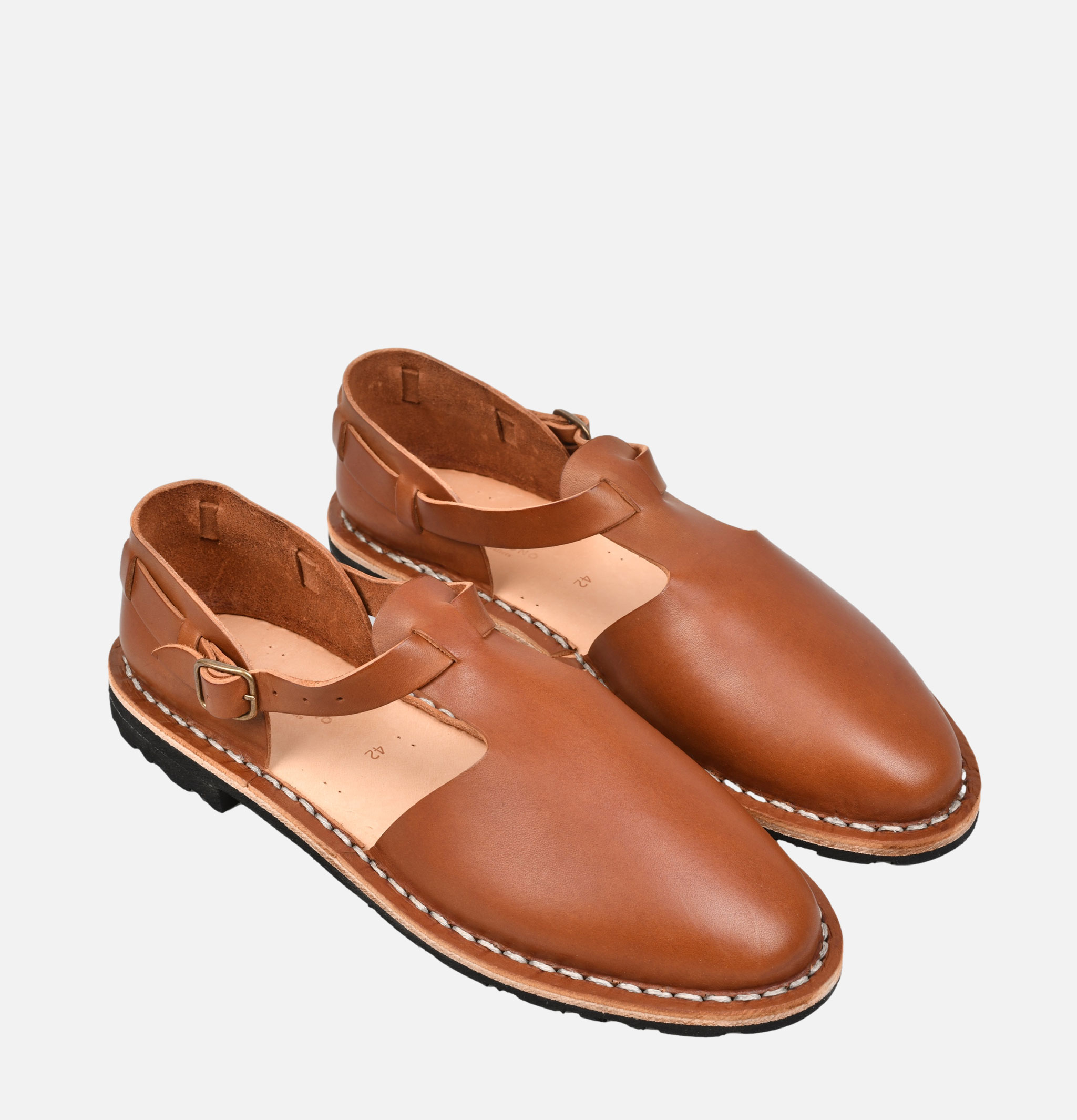 Steve Mono Handcrafted Sandals 10/31 Chocolate