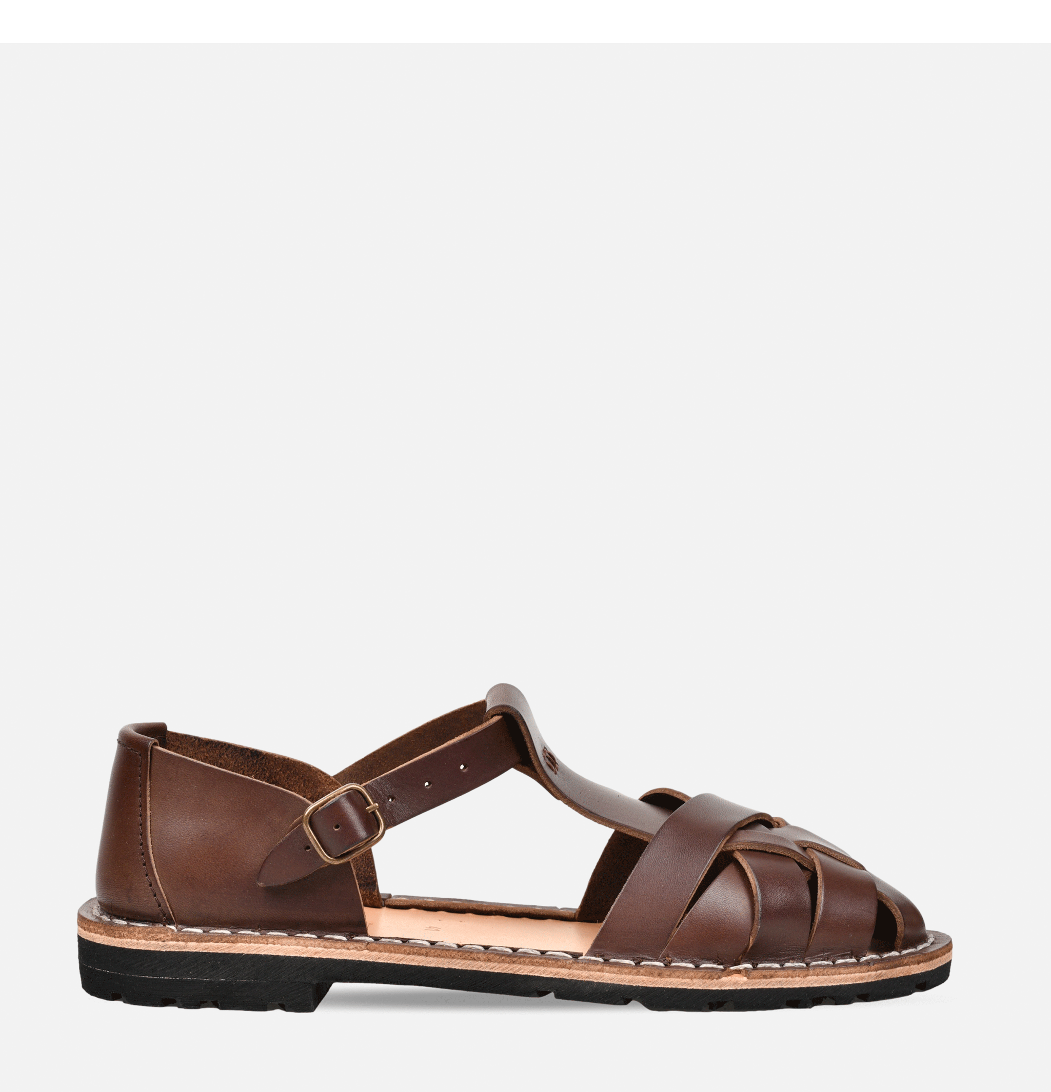 Steve Mono Handcrafted Sandals 10/33 Coffee