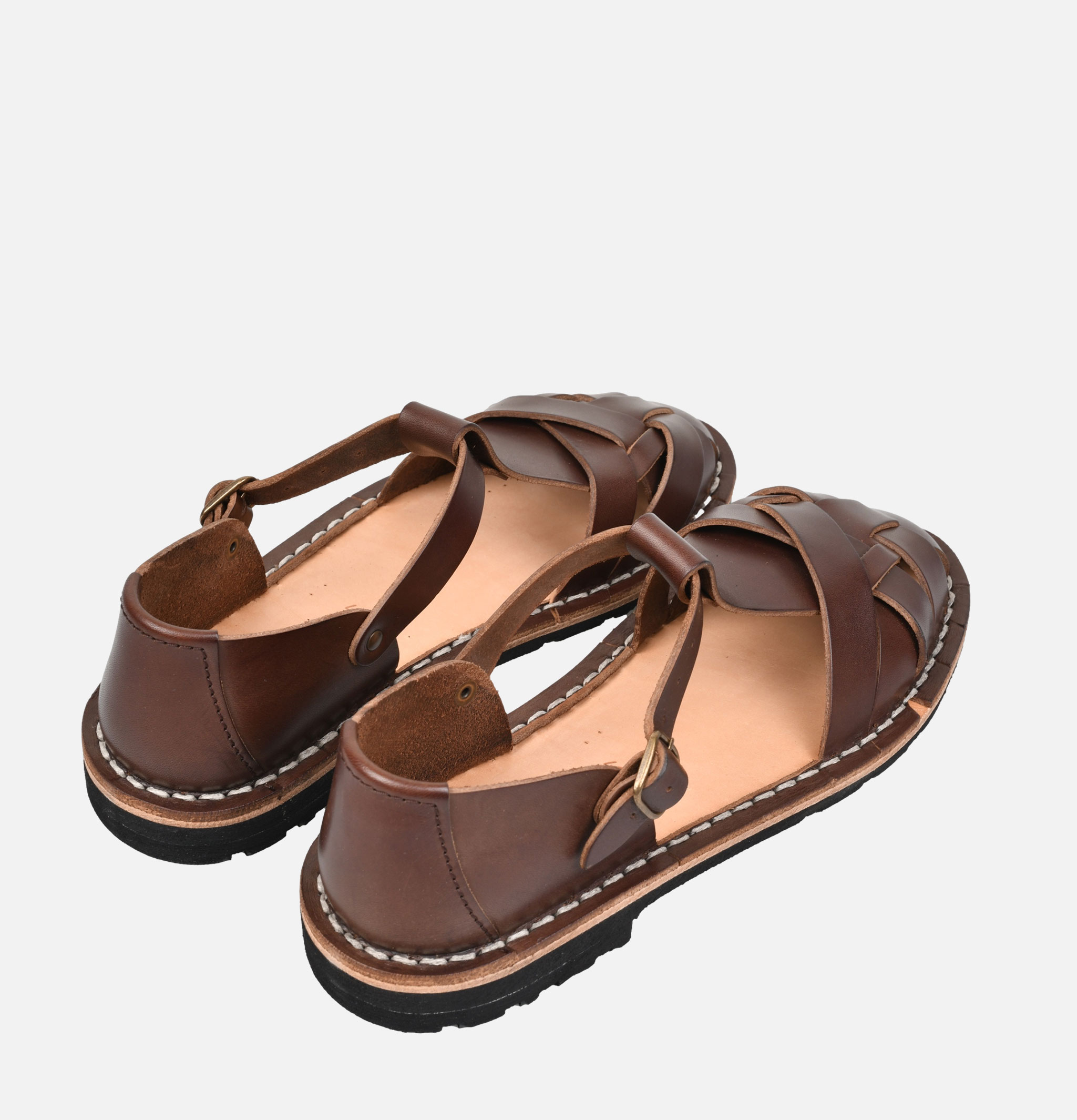 Steve Mono Handcrafted Sandals 10/33 Coffee