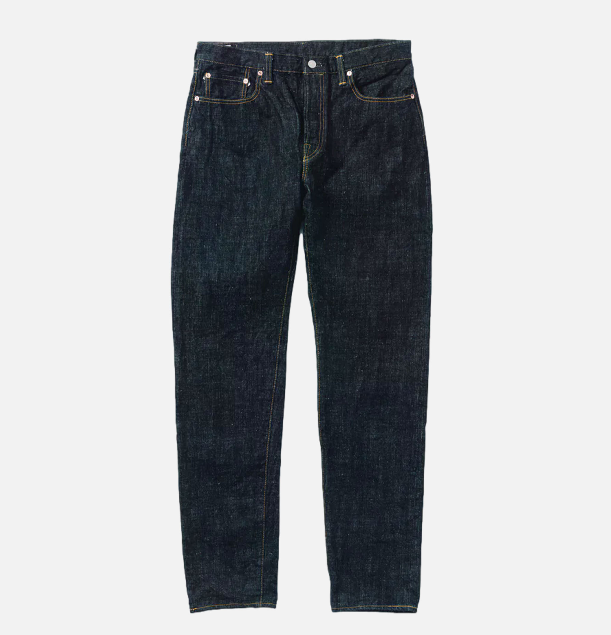 Omoto Denim Jeans 411 Straight 15oz Slub Nep Ow