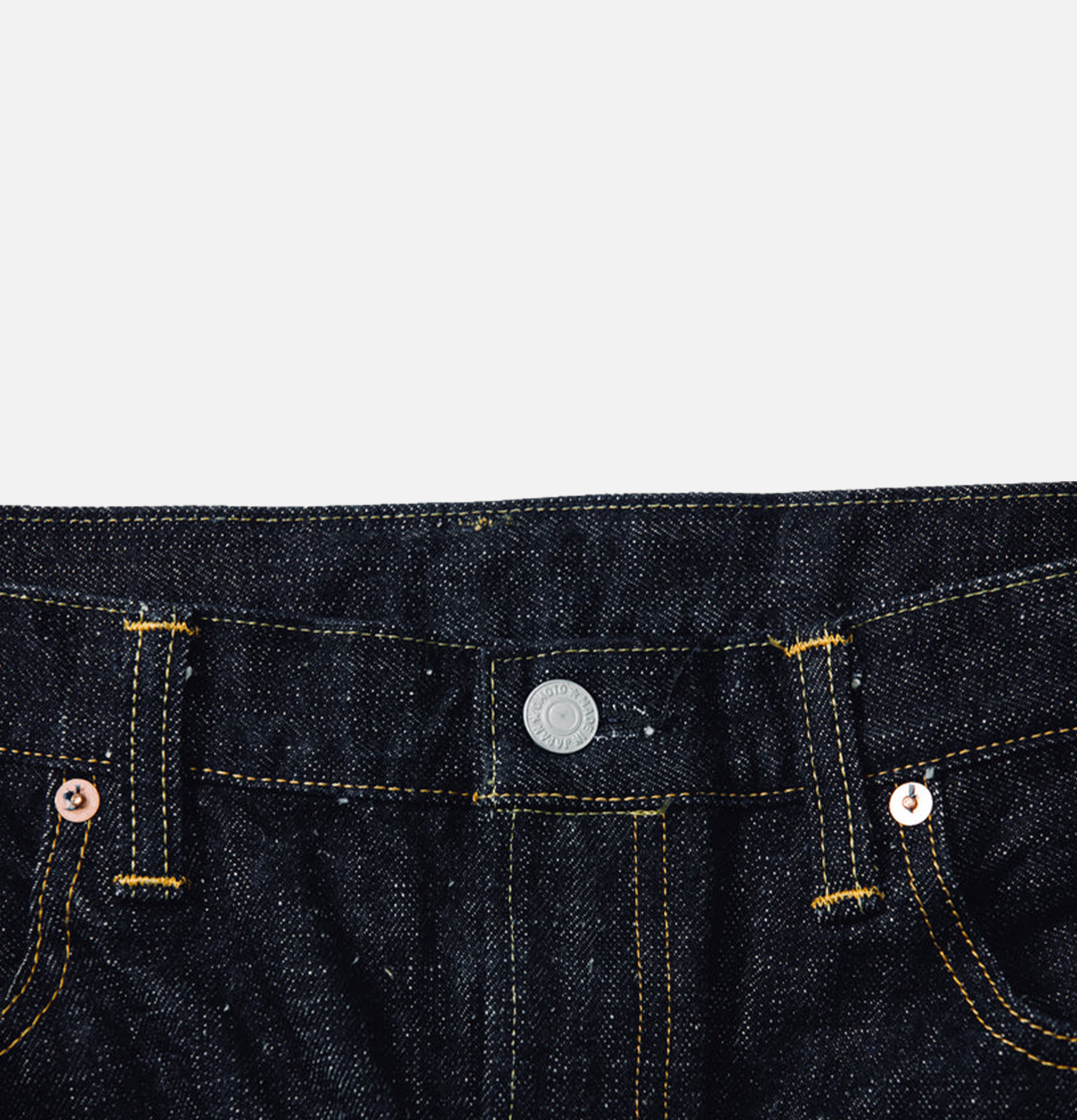 Omoto Denim Jeans 411 Straight 15oz Slub Nep Ow