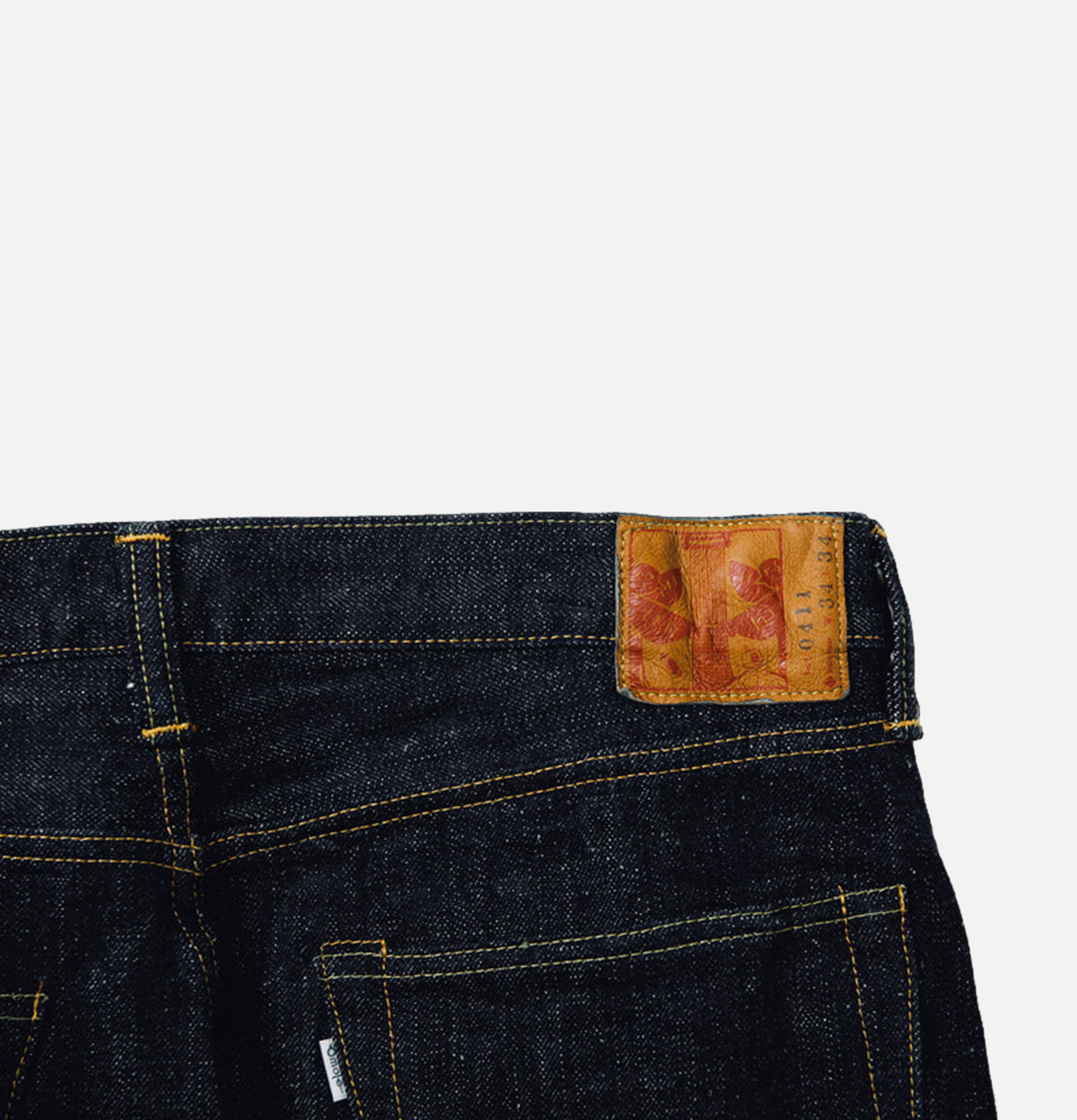 Omoto Denim Jeans 411 Straight 15oz Slub Nep Ow
